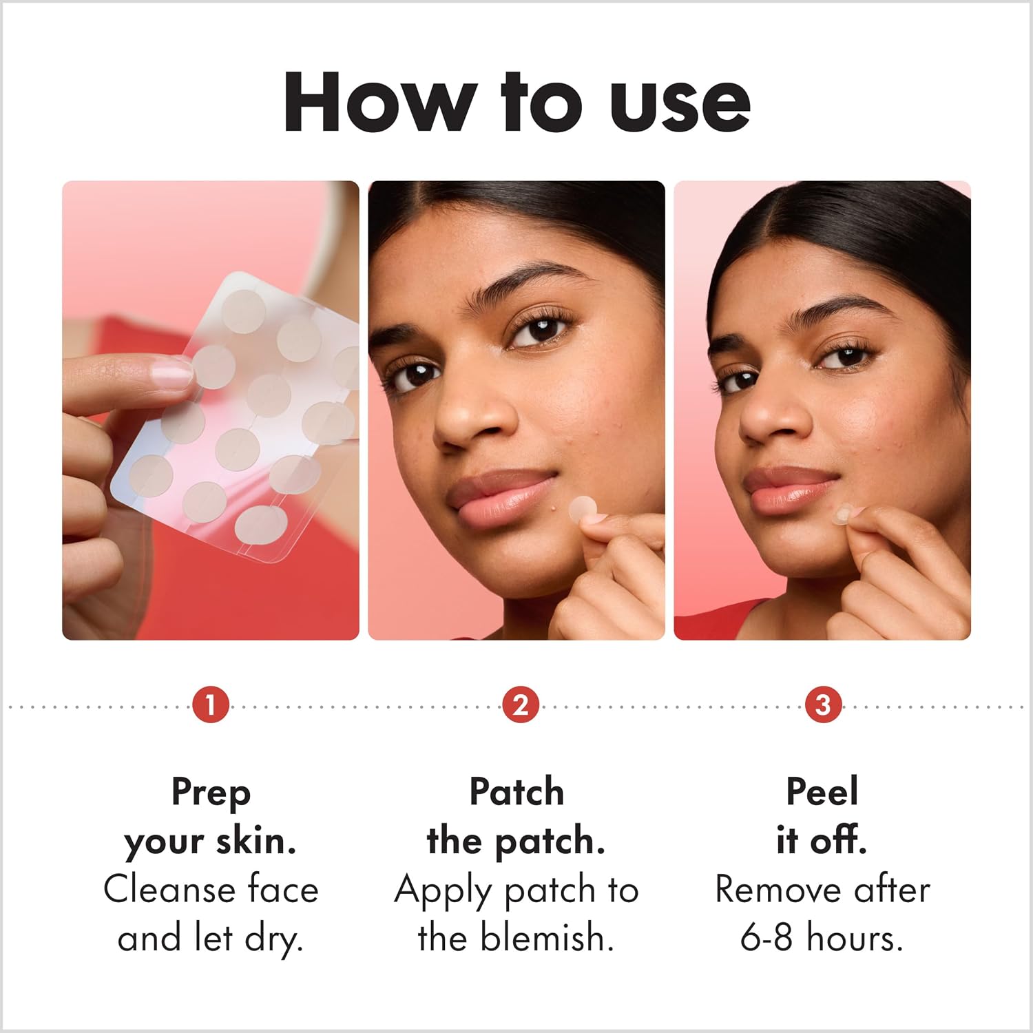 Mighty Patch Hero Cosmetics Original Nighttime Acne Pimple Patches, 75 Ct - Image 4