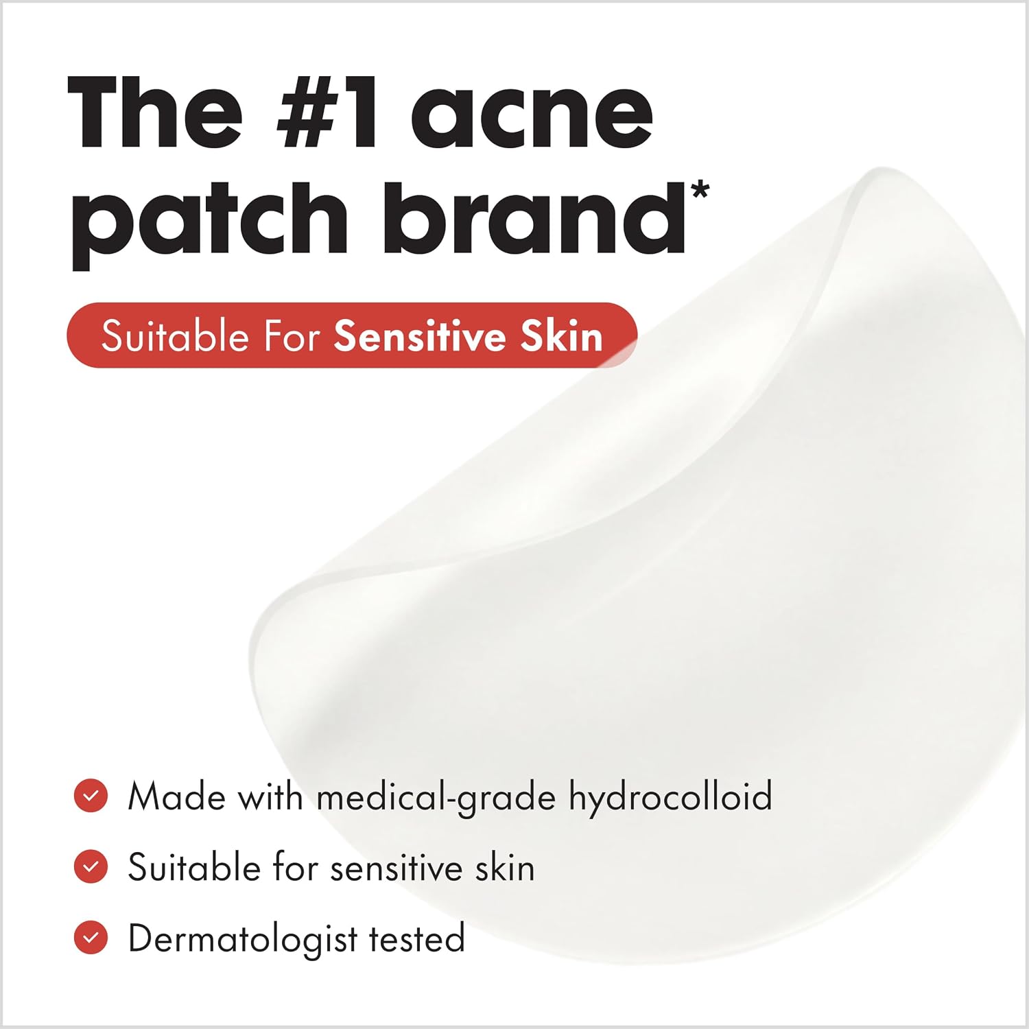 Mighty Patch Hero Cosmetics Original Nighttime Acne Pimple Patches, 75 Ct - Image 5