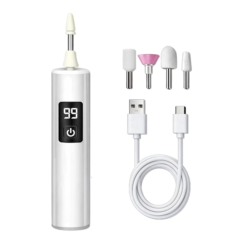 Electric Nail Drill Nail File with LED Display and Nail Light, 1 PC