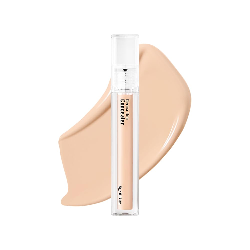 [23YEARSOLD] Derma Thin Concealer #0.5P (Pink Beige) – Sensitive-Skin Friendly, Lightweight & Long-Lasting with Redness-Soothing SWEETONE Formula for a Natural Finish, Easy-to-Carry 0.17 fl oz