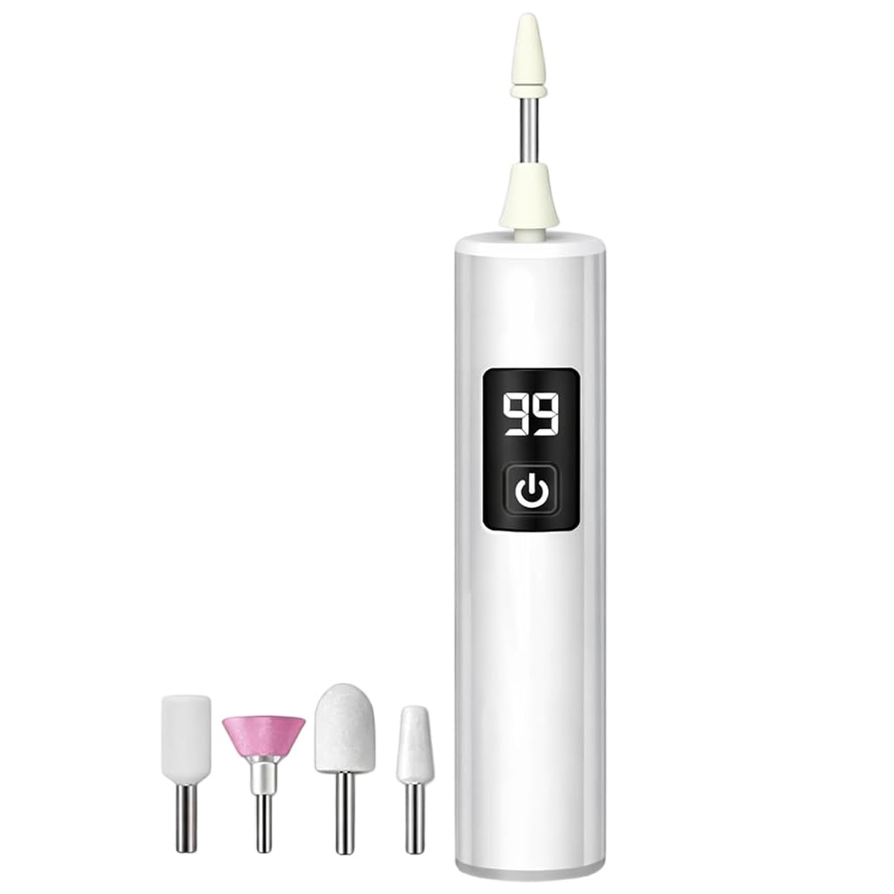Cordless Electric Nail File 3-Speed Rechargeable Nail Drill 1 Kit
