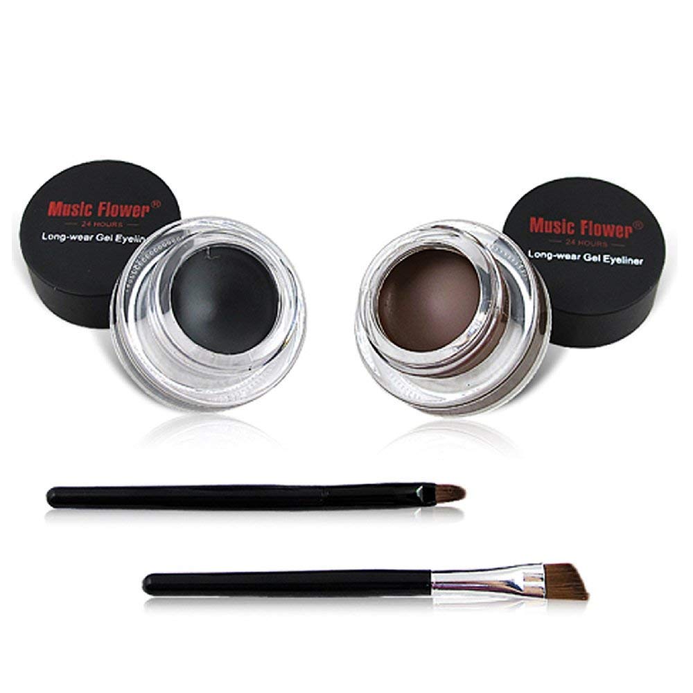 2 in 1 Black and Brown Gel Eyeliner...