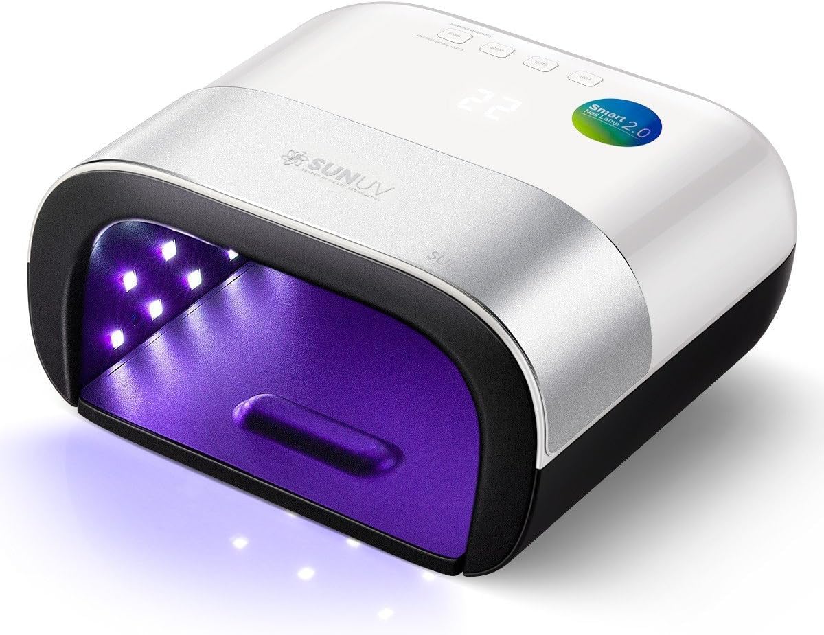 SUNUV UV Light for Gel Nails, Professional UV LED Gel Lamp SUN3