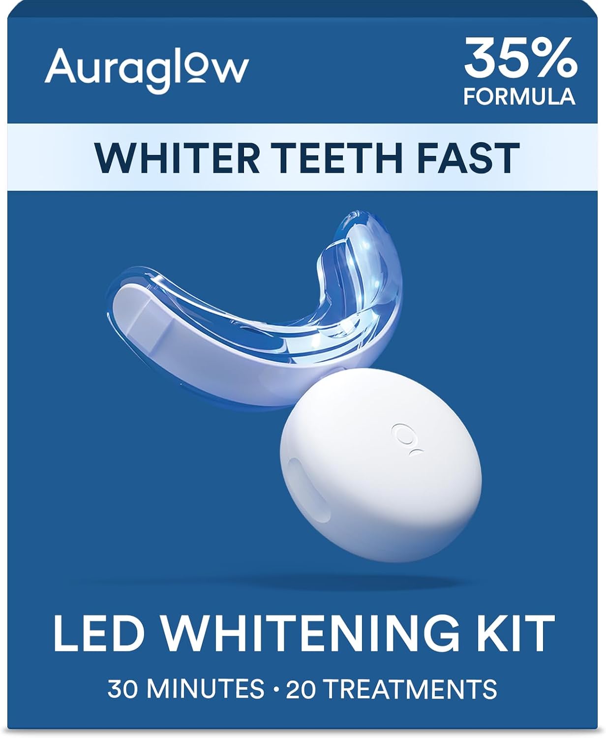 Auraglow Teeth Whitening Kit, LED A...