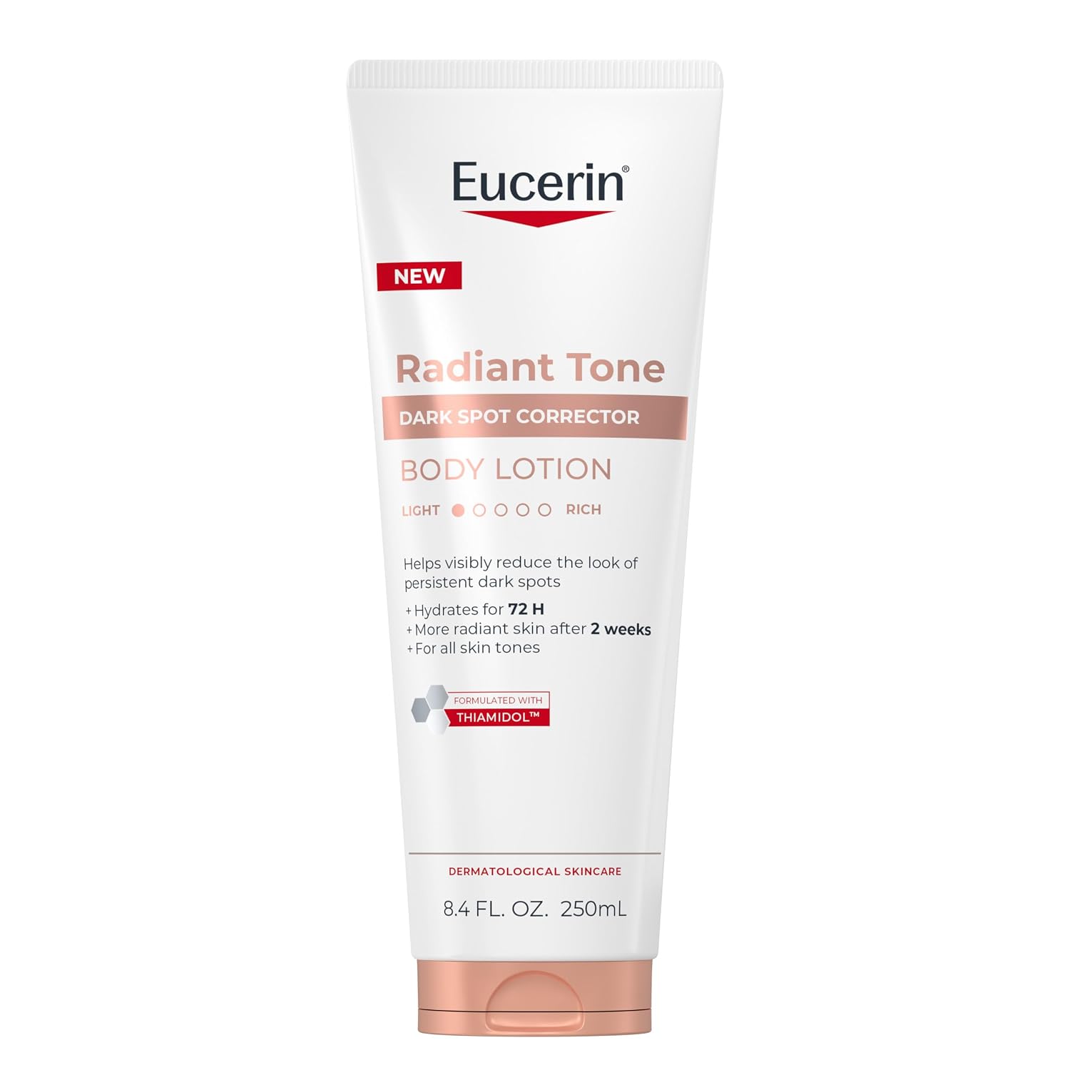 Eucerin Radiant Tone Body Lotion, Dark Spot Corrector, Thiamidol, 8.4 Fl Oz