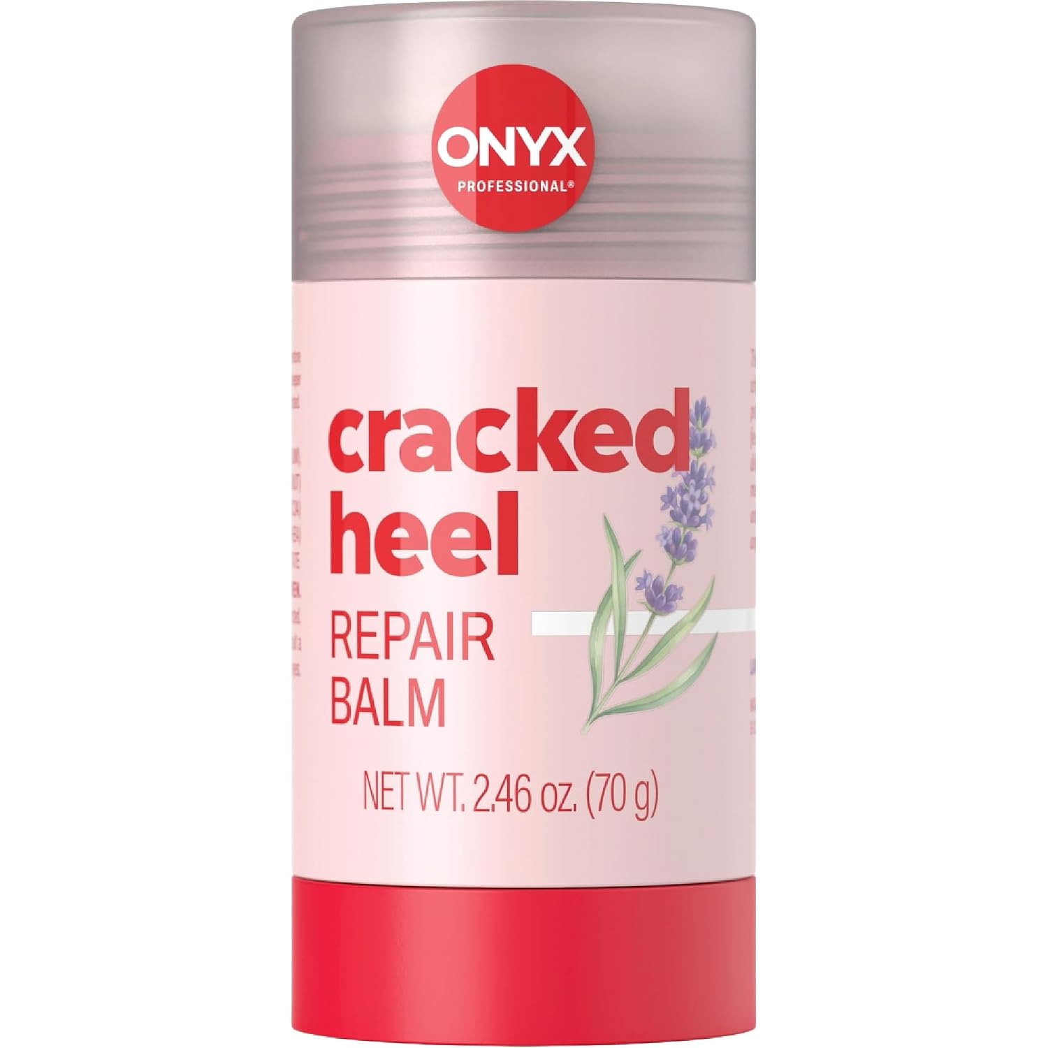 Onyx Professional Cracked Heel Treatment, Repairs Dry Heels, Lavender, 1 pk