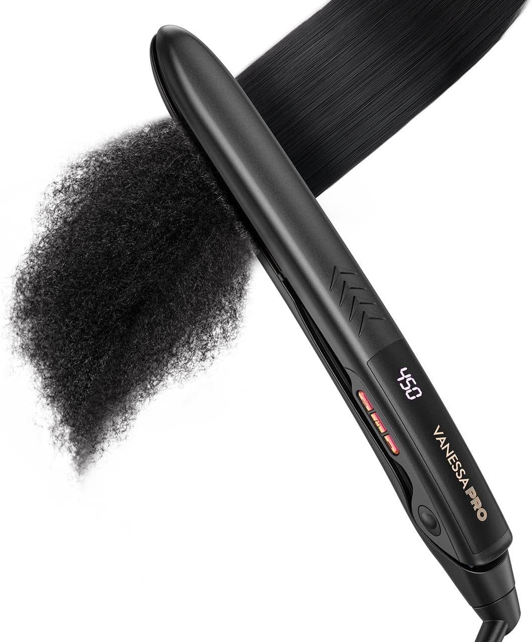 VANESSA PRO Titanium Flat Iron 1 In...
