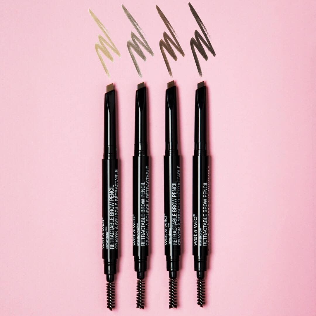 wet n wild Ultimate Eyebrow Retractable Definer Pencil, Medium Brown, Dual-Sided Brow Brush, Fine Tip, Shapes, Defines, Fills Brow Makeup - Image 11