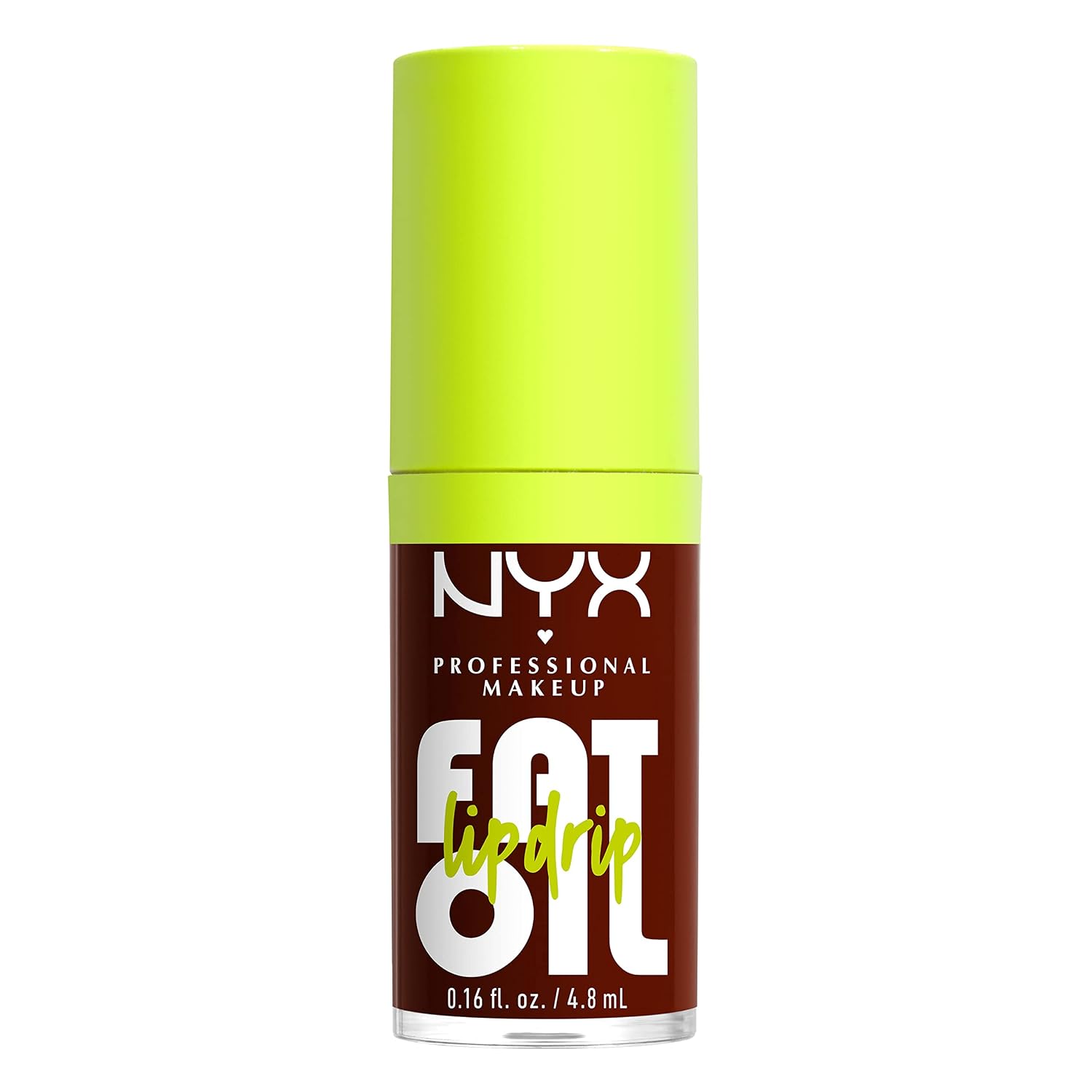 NYX PROFESSIONAL MAKEUP Fat Oil Lip Drip, Moisturizing Lip Oil Gloss, Vegan Tinted Formula, Up to 12 HR Hydration - Status Update (Rich Chocolate) - Image 10
