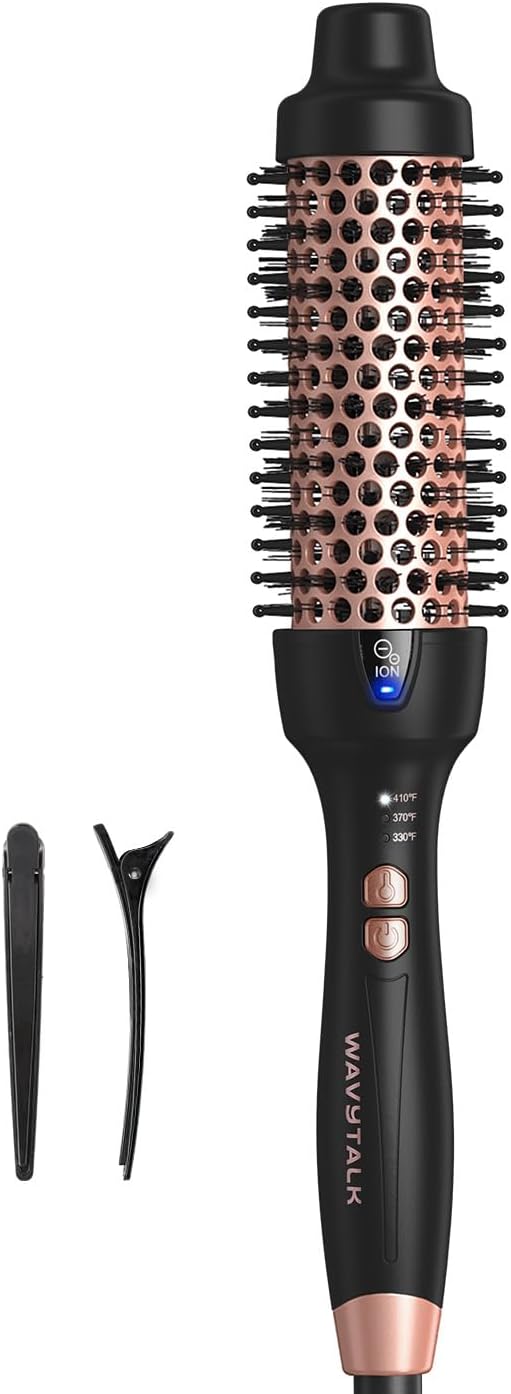 Wavytalk Thermal Brush Blowout Express 1.5" Ionic Heat Round Brush
