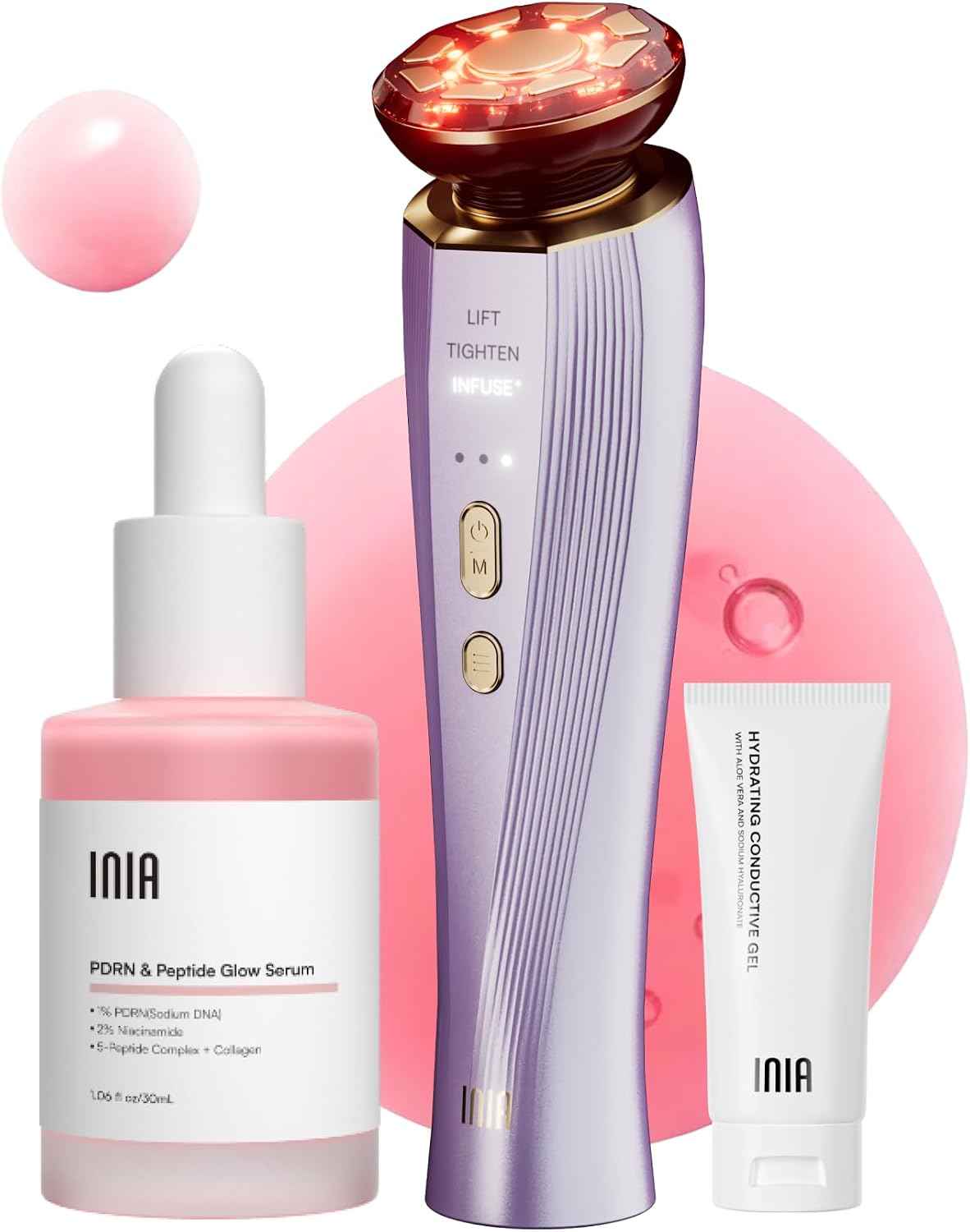 INIA FLARE 3-in-1 Microcurrent Faci...
