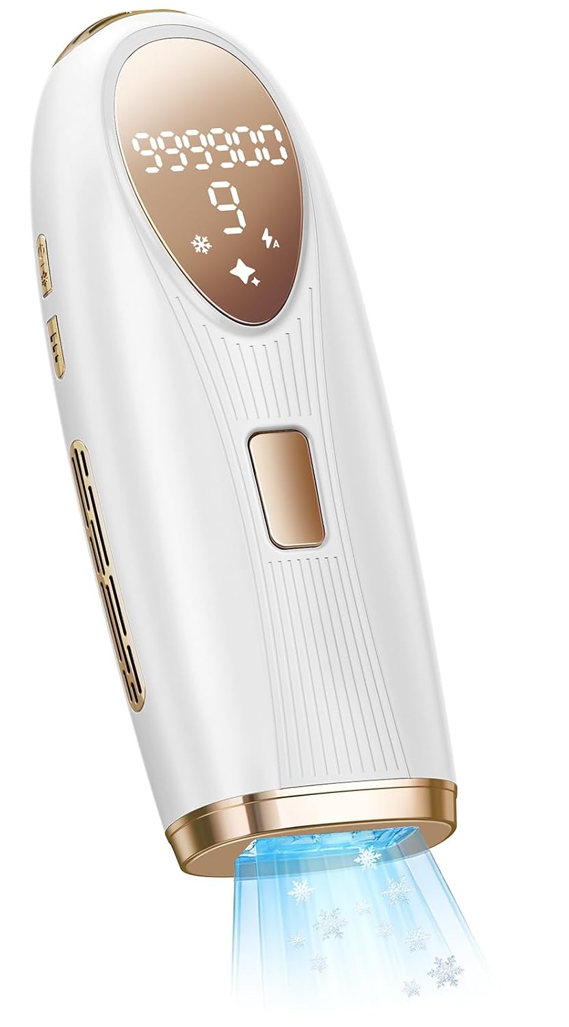 Laser Hair Removal for Women, IPL Device with 45F° Ice-Cooling