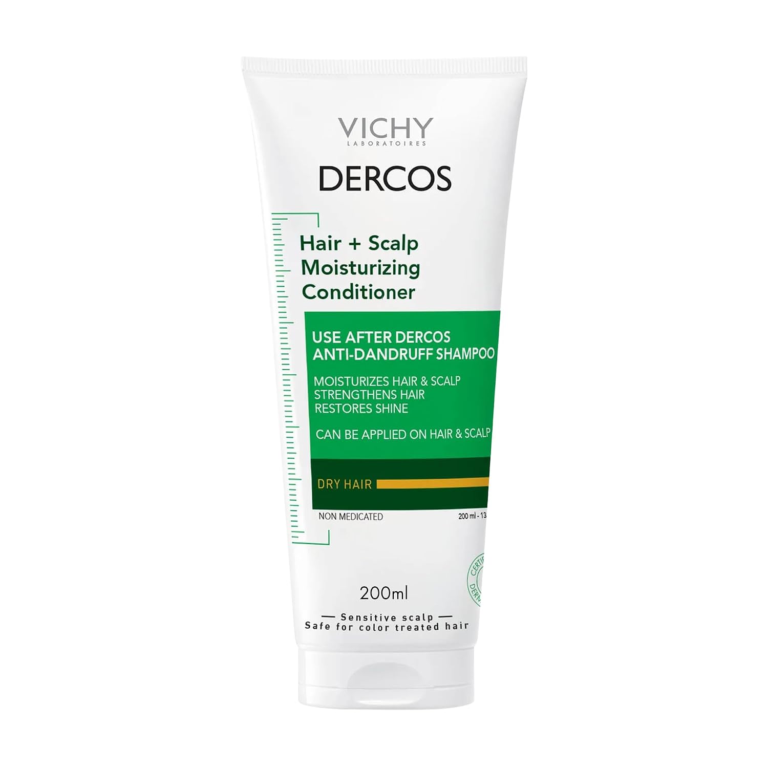 VICHY Dercos Hair & Scalp Moisturizing Conditioner, Anti-Dandruff, 6.7oz