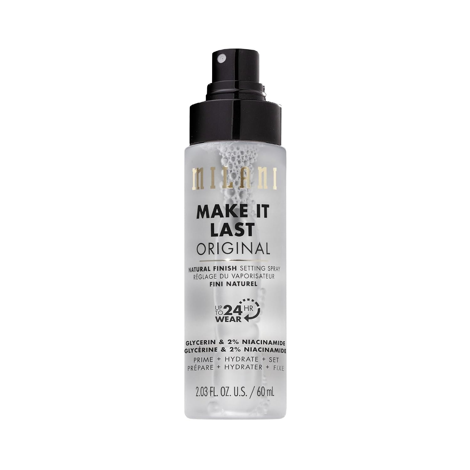 Milani Setting Spray + Primer, Make It Last Original Natural Finish