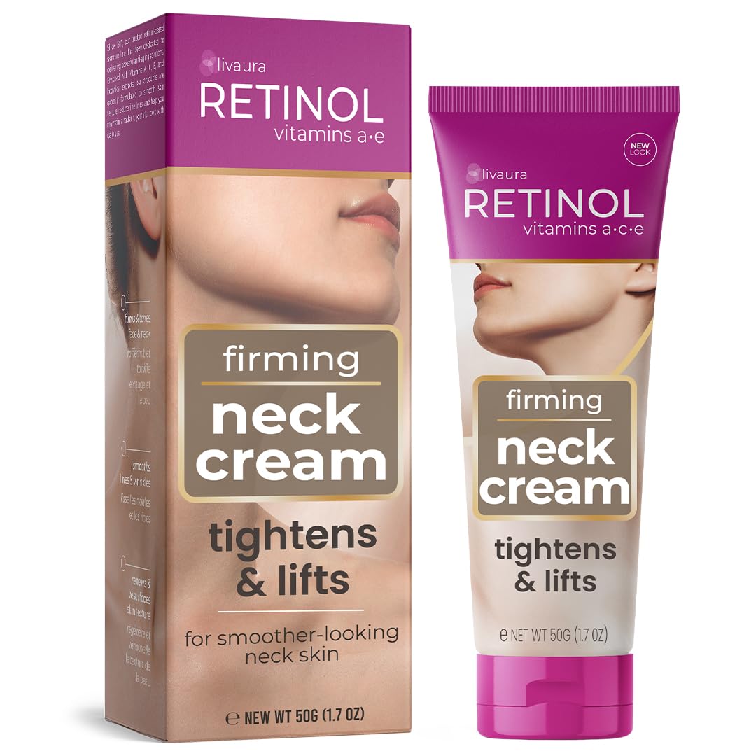 LIVAURA Retinol Neck Cream for Women - Firming, Tightening & Lifting