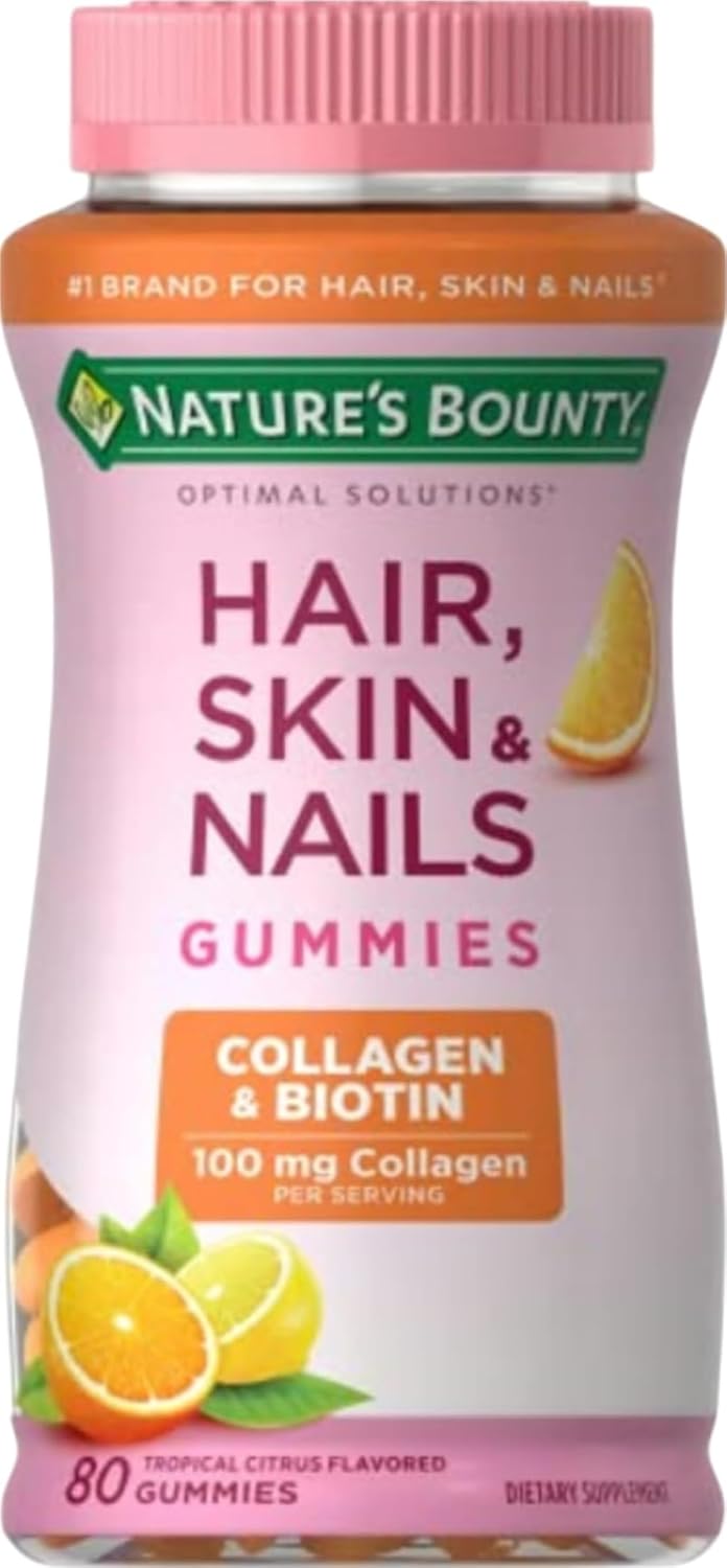 Nature's Bounty Optimal Solutions Hair, Skin & Nails with Biotin & Collagen