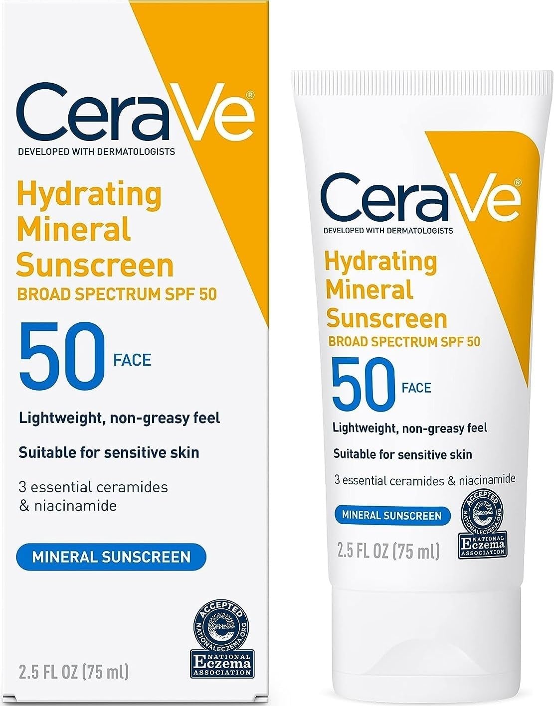 CeraVe Hydrating Mineral Sunscreen ...