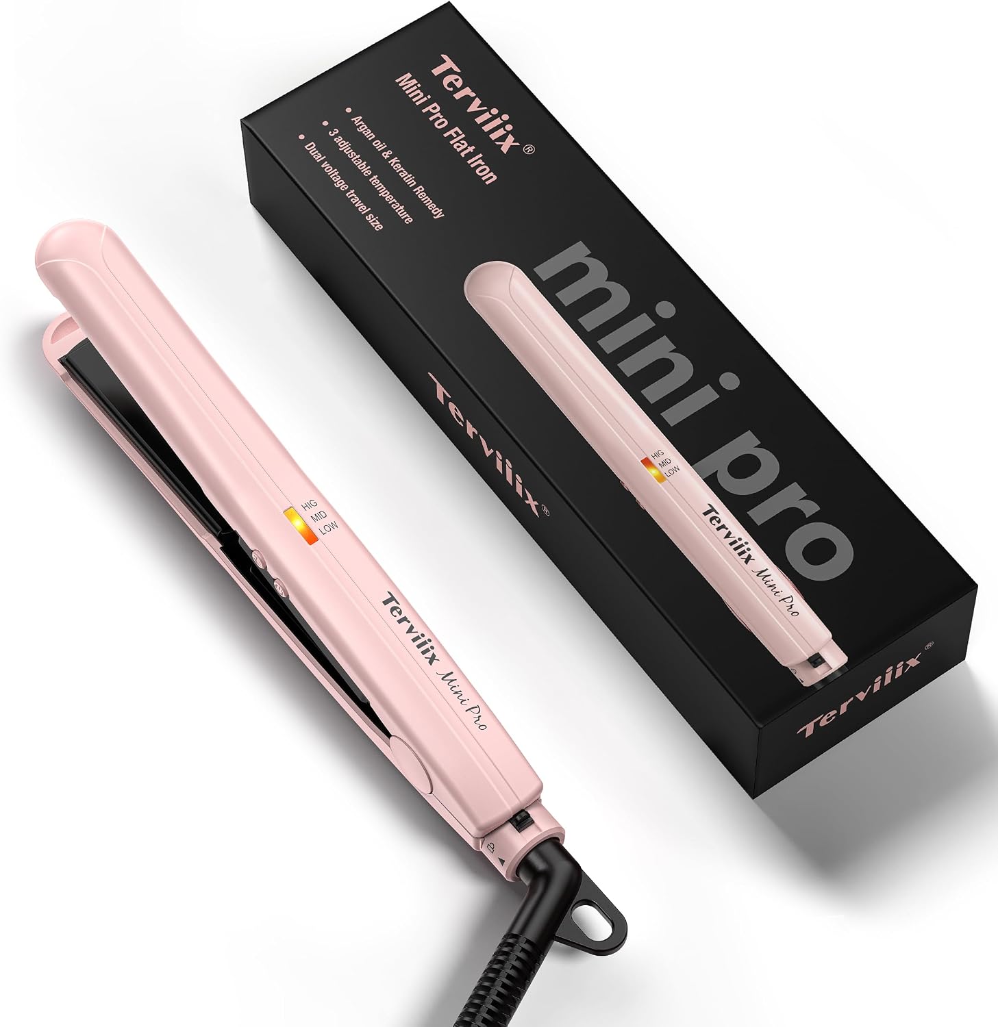 Terviiix Mini Flat Iron Hair Straig...