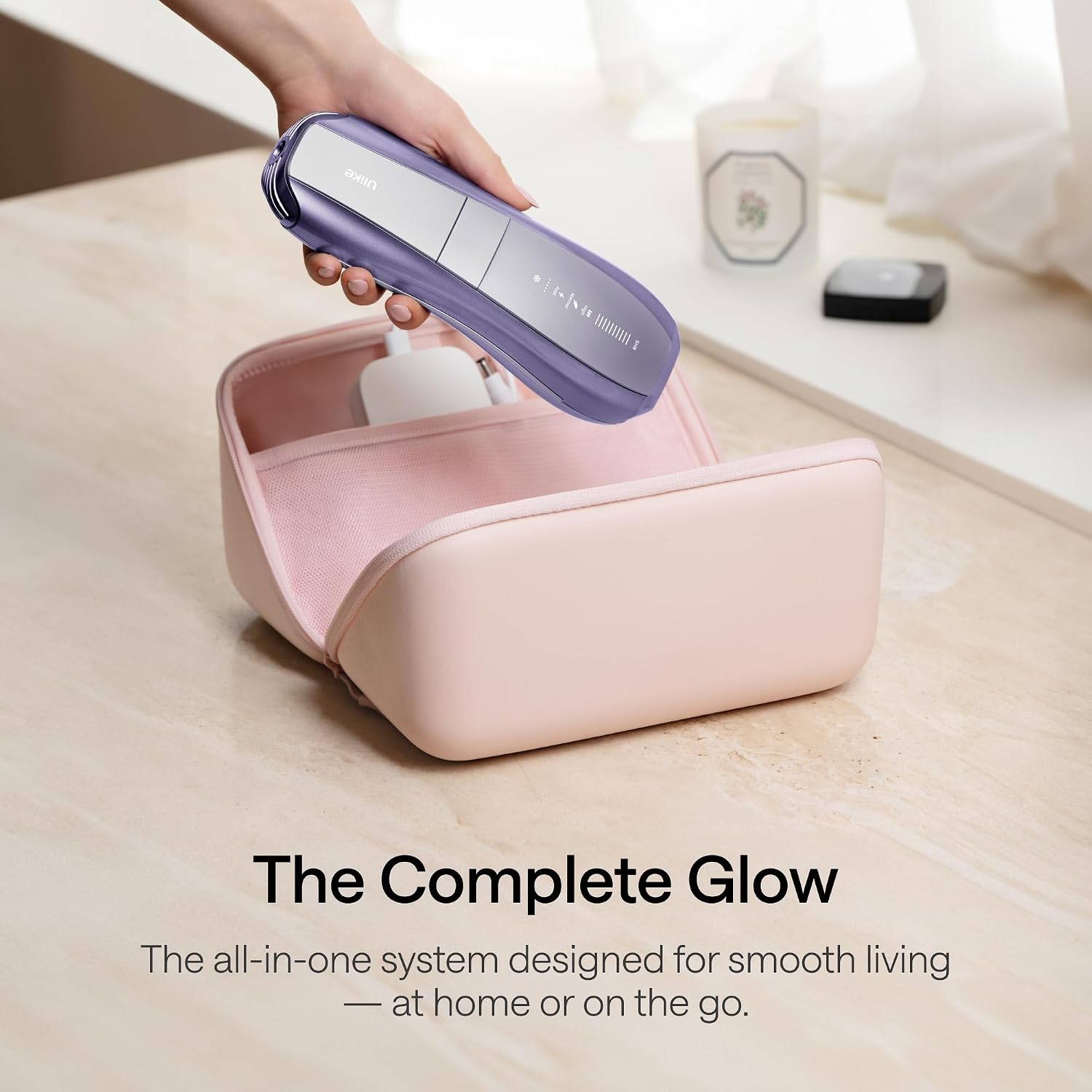 Ulike Laser Hair Removal Air 10 Deluxe Version IPL for for Women and Men with Ice-Cooling Technology, Nealy Painless and Permanent Hair Reduction, at Home Hair Removal in 10mins with Skin Sensor - Image 2