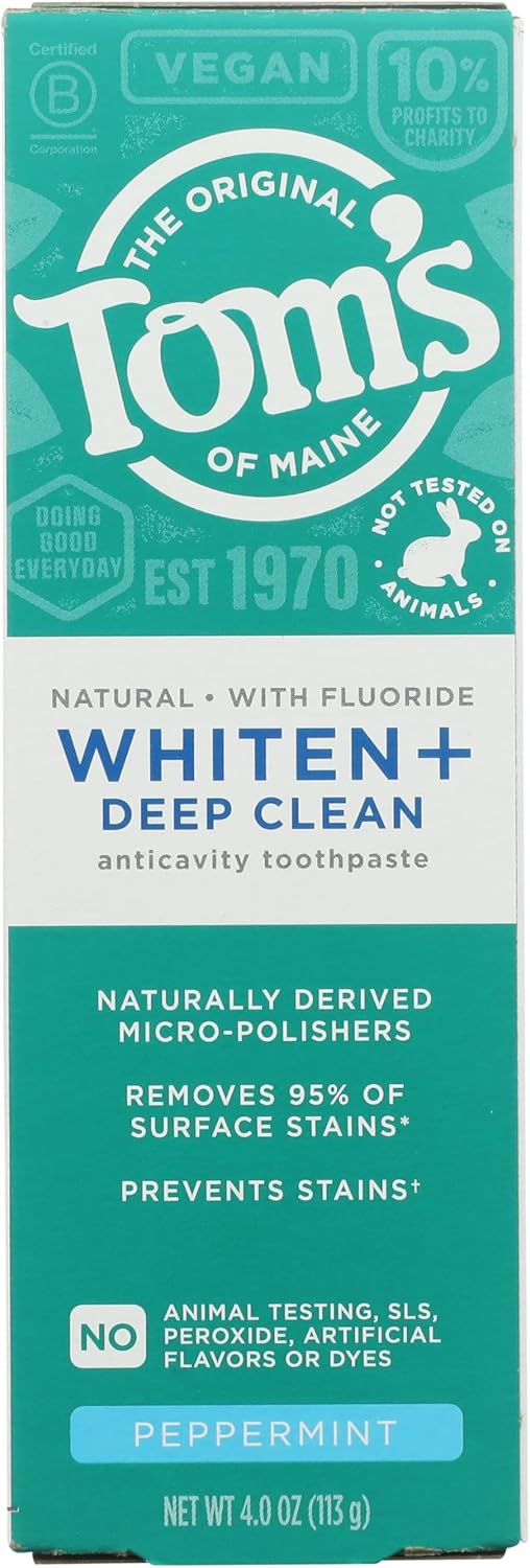 Tom’s of Maine Whiten Plus De...