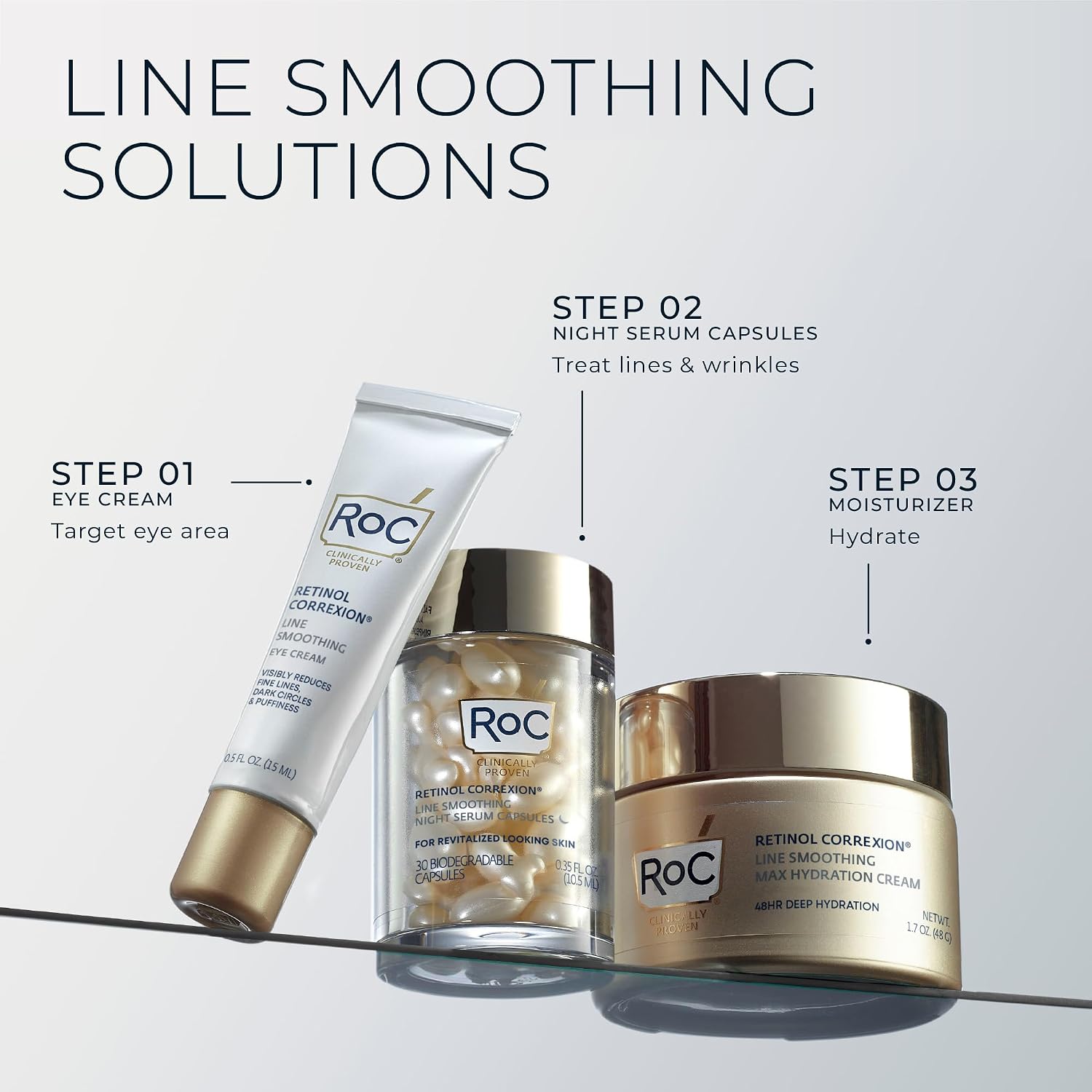 RoC Retinol Correxion Max Daily Hydration Face Moisturizer, Hyaluronic Acid - Image 9