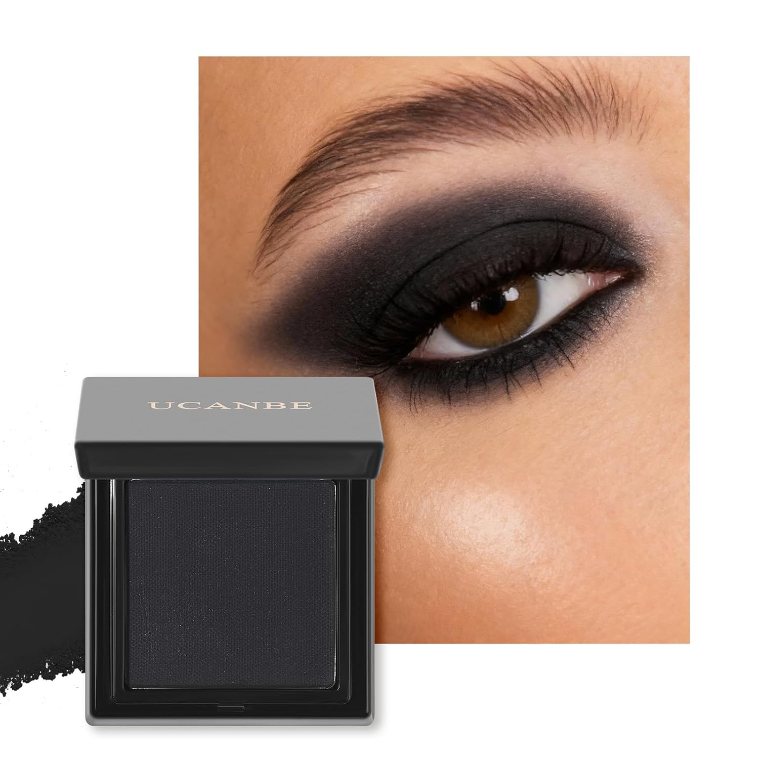 UCANBE Black Single Eyeshadow Palet...