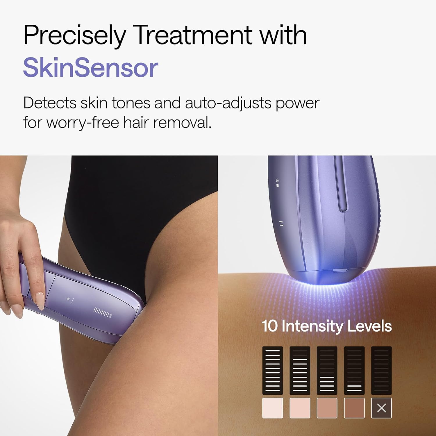 Ulike Laser Hair Removal Air 10 Deluxe Version IPL for for Women and Men with Ice-Cooling Technology, Nealy Painless and Permanent Hair Reduction, at Home Hair Removal in 10mins with Skin Sensor - Image 8