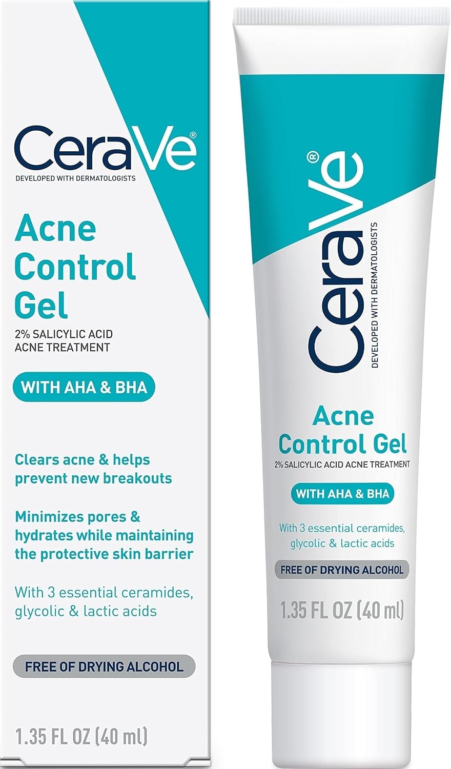 CeraVe Acne Control Gel, Salicylic ...