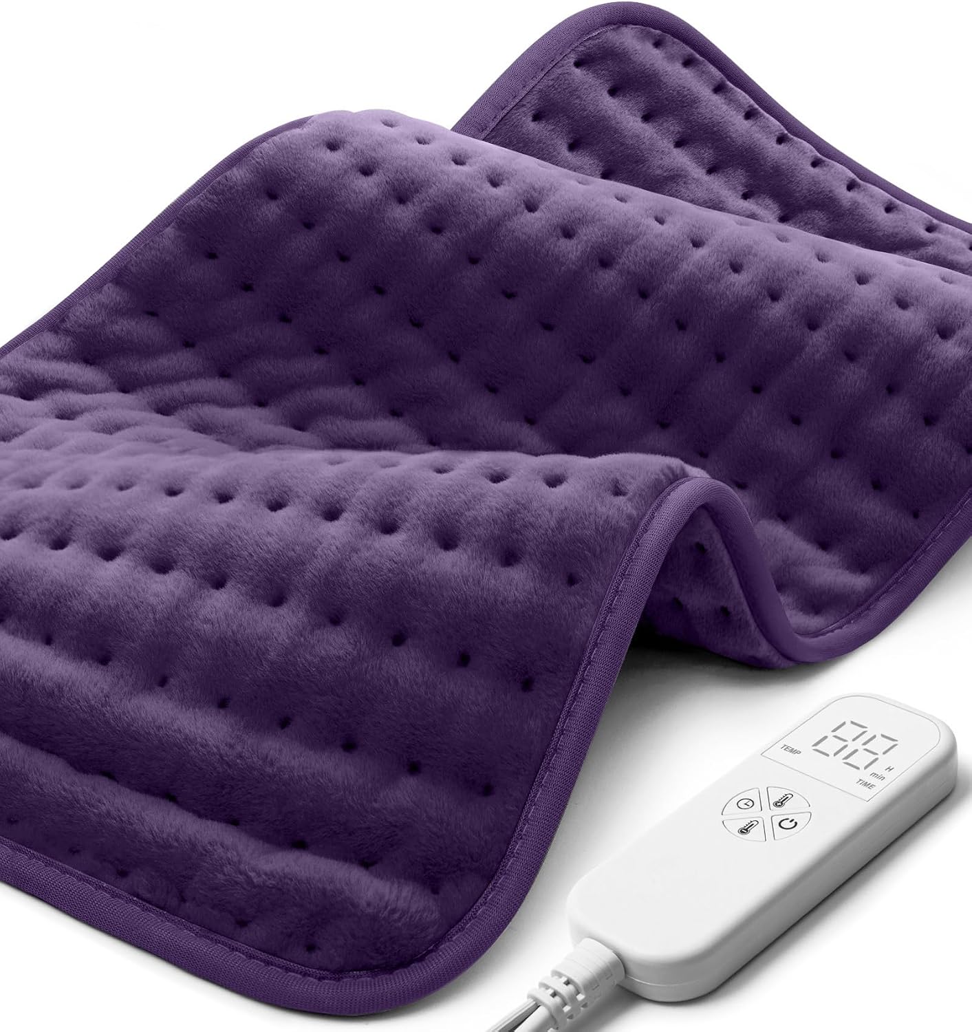 Electric Heating Pad for Back, Neck & Cramps Relief, Ideal Christmas Gift