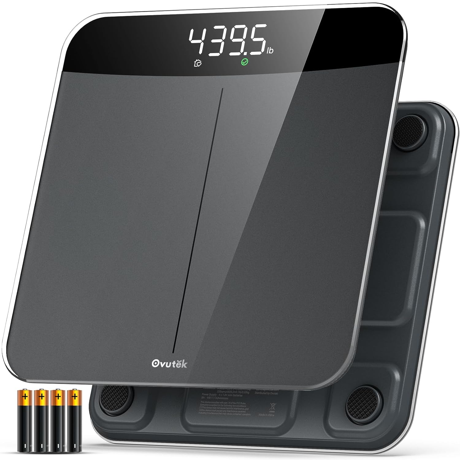 Ovutek Bathroom Scales Digital Weight 450lb, Most Accurate to 0.05lb