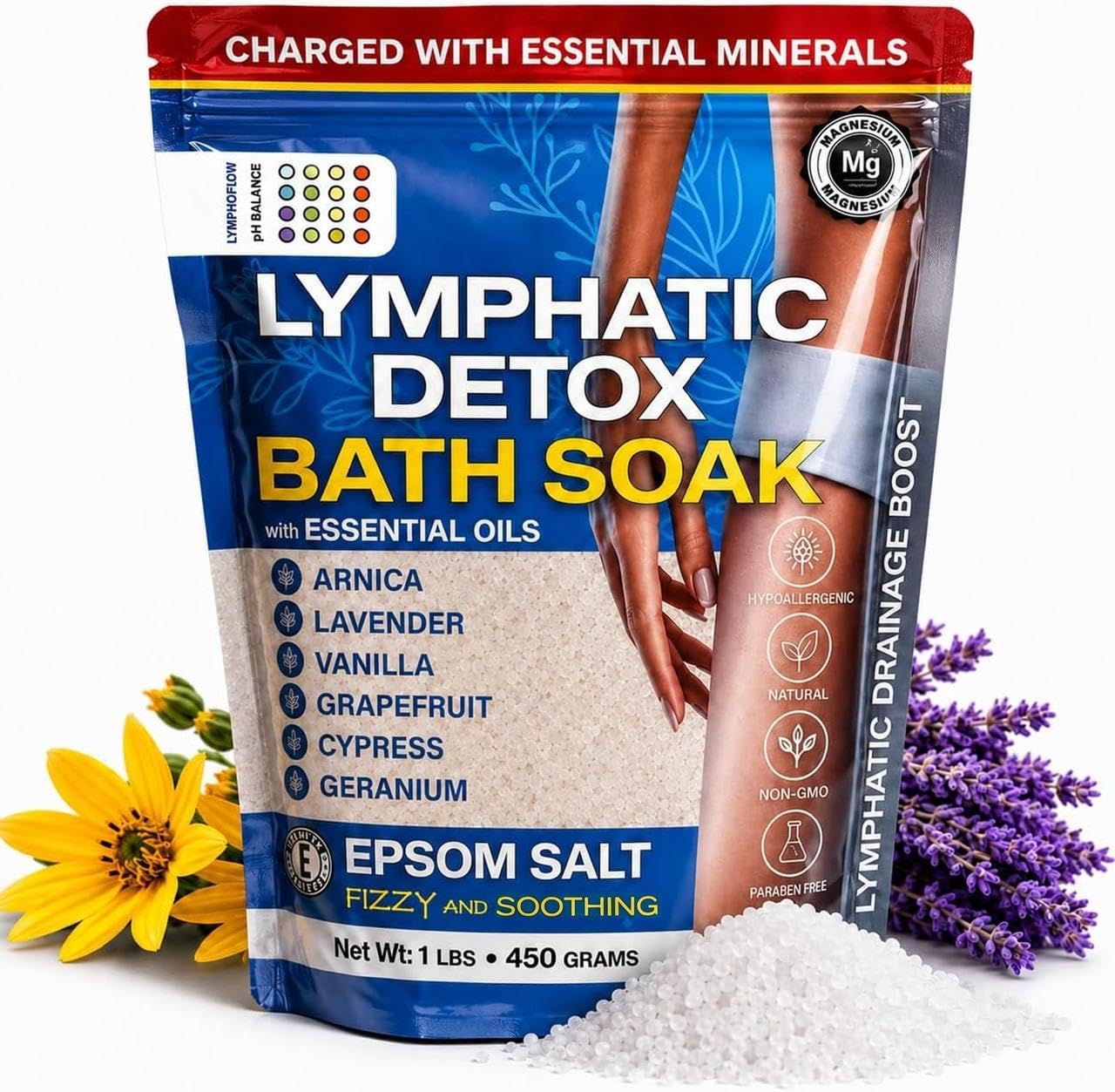 Bruizex Arnica Bath Salts, Epsom Sa...