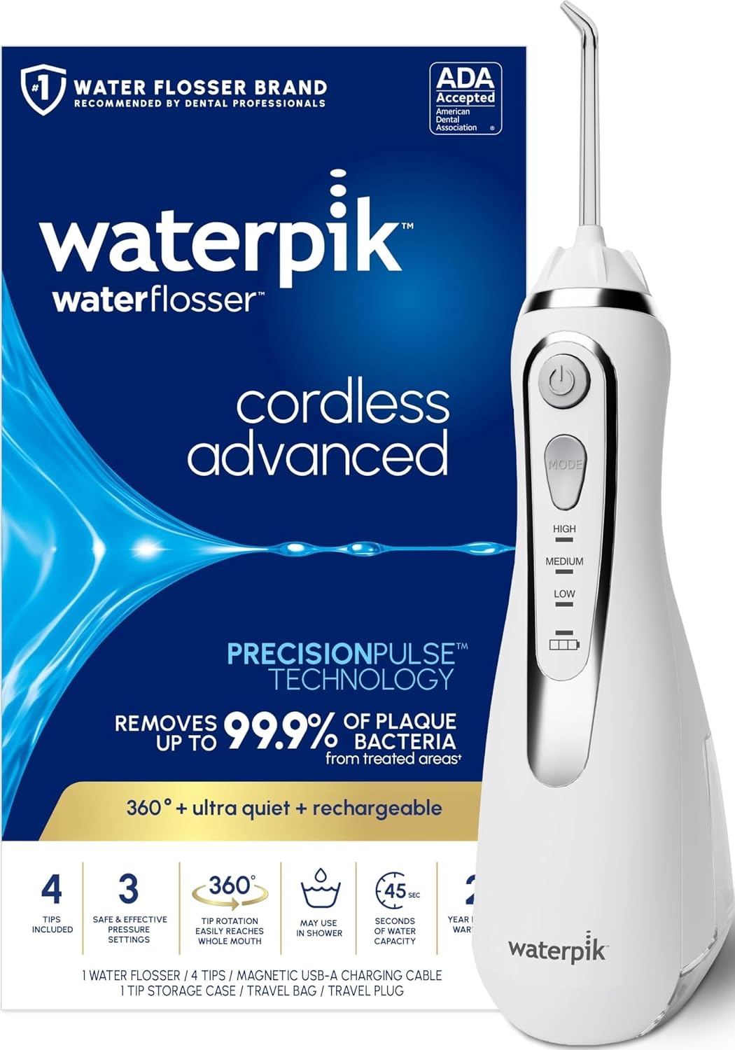 Waterpik Cordless Advanced Portable...