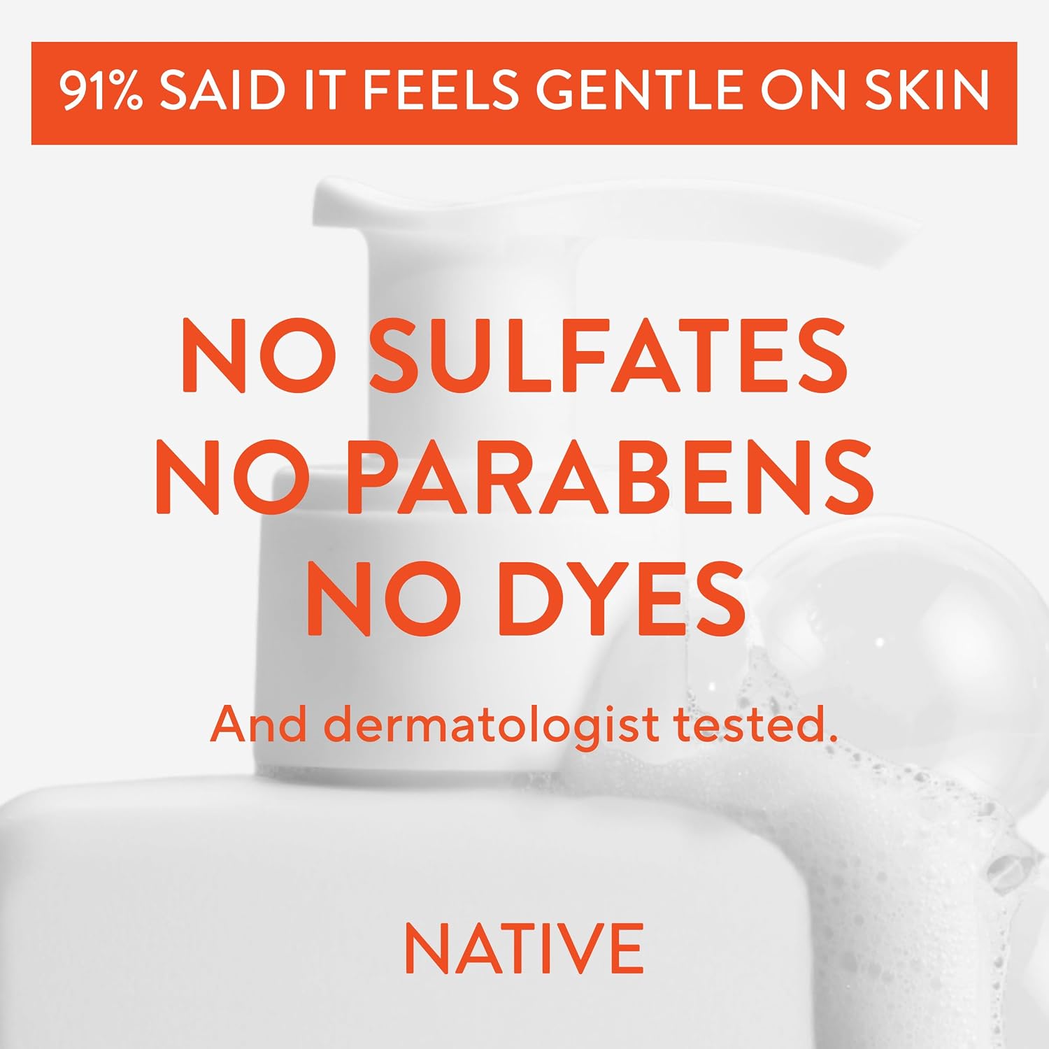 Native Brightening Facial Cleanser, for Normal Combination Skin, Sulfate Free, with Niacinamide and Vitamin C, Dermatologist Tested, 12.5 FL Oz - Image 4