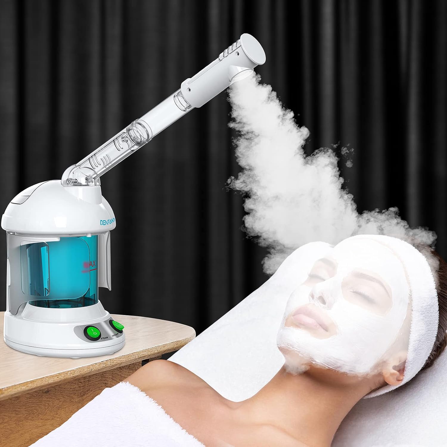 DENFANY Facial Steamer with Ozone E...