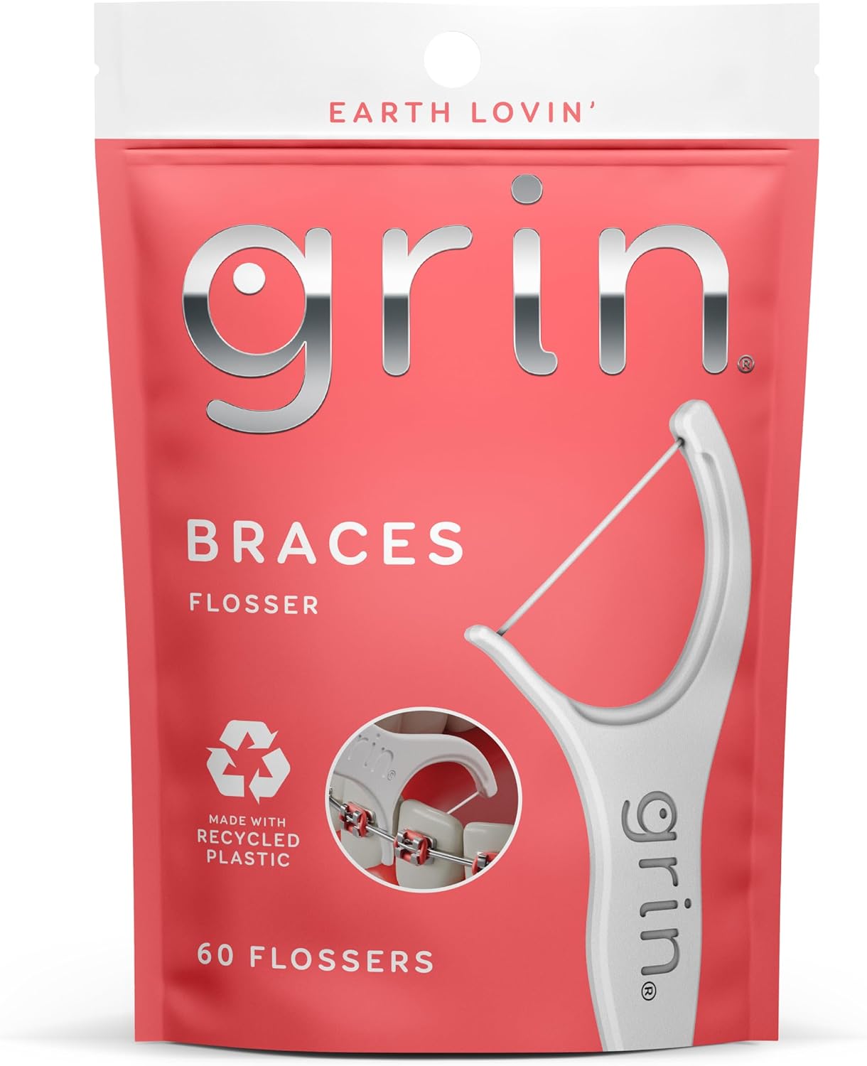 GRIN Braces Flosser, Floss Picks De...