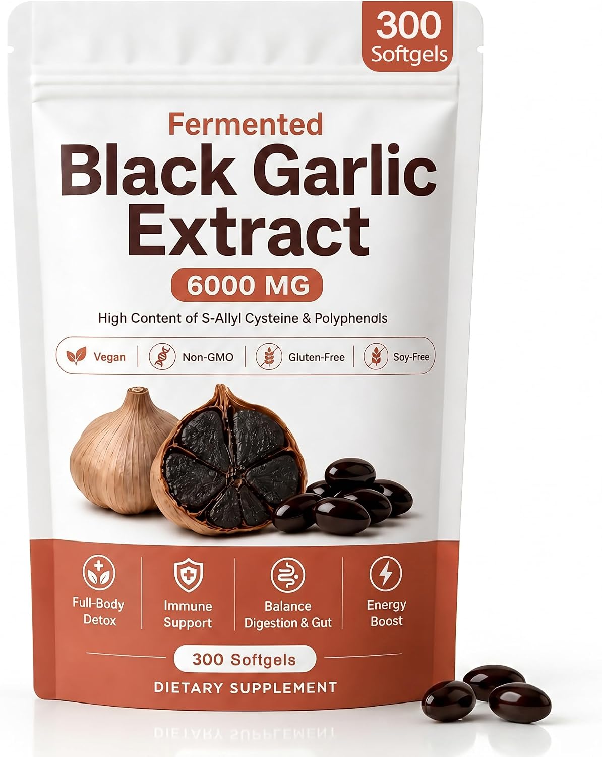 Fermented Black Garlic Extract, Nat...