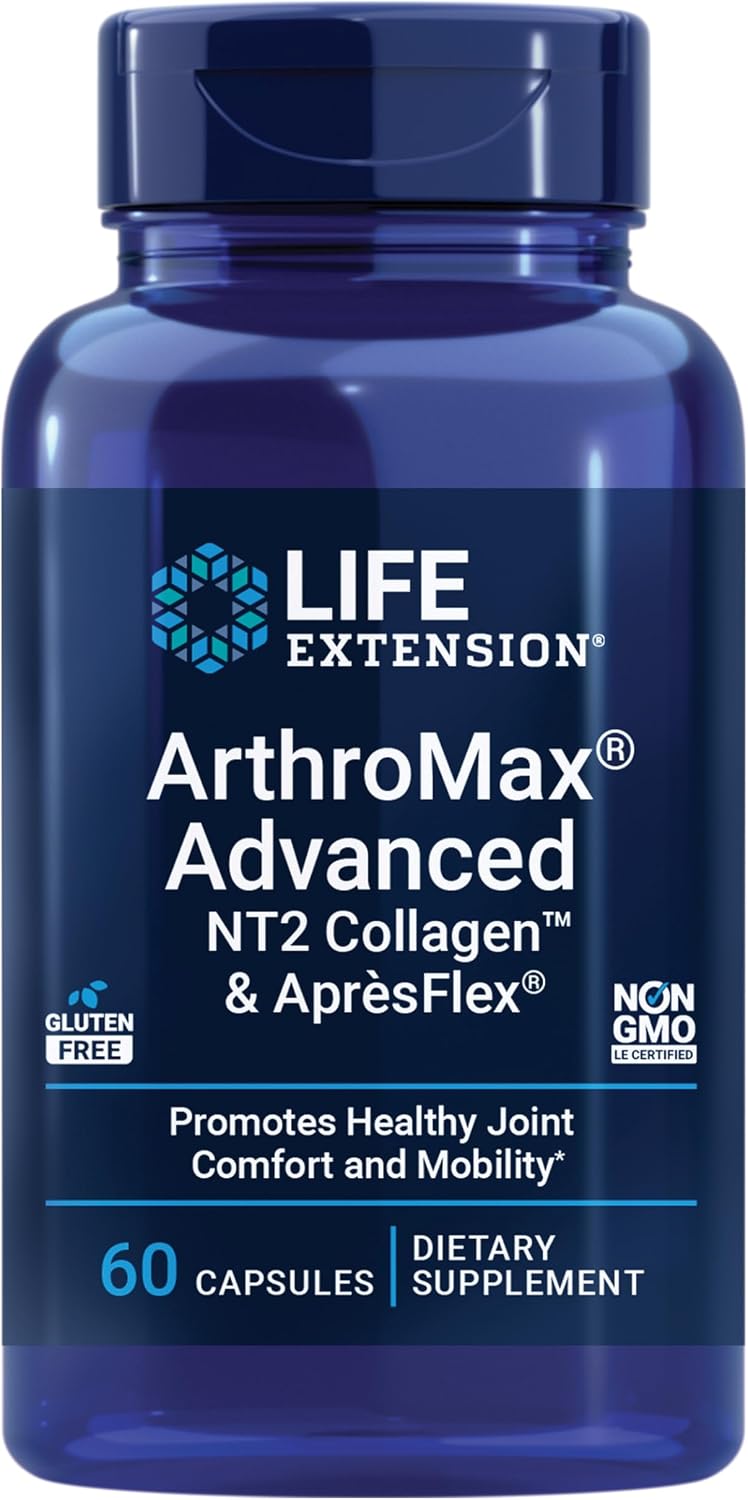 Life Extension ArthroMax Advanced NT2 Collagen and AprèsFlex, 60 Capsules