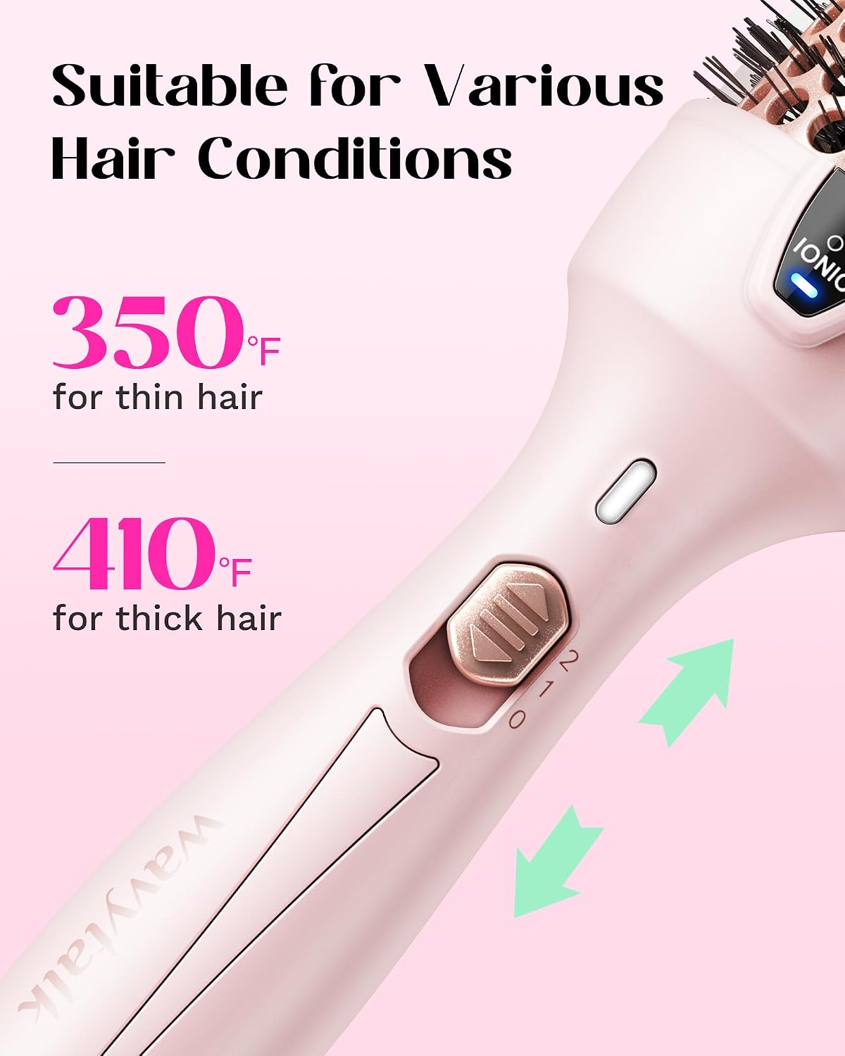 Wavytalk Thermal Brush Blowout Express 1.5" Thermal Round Brush - Image 4