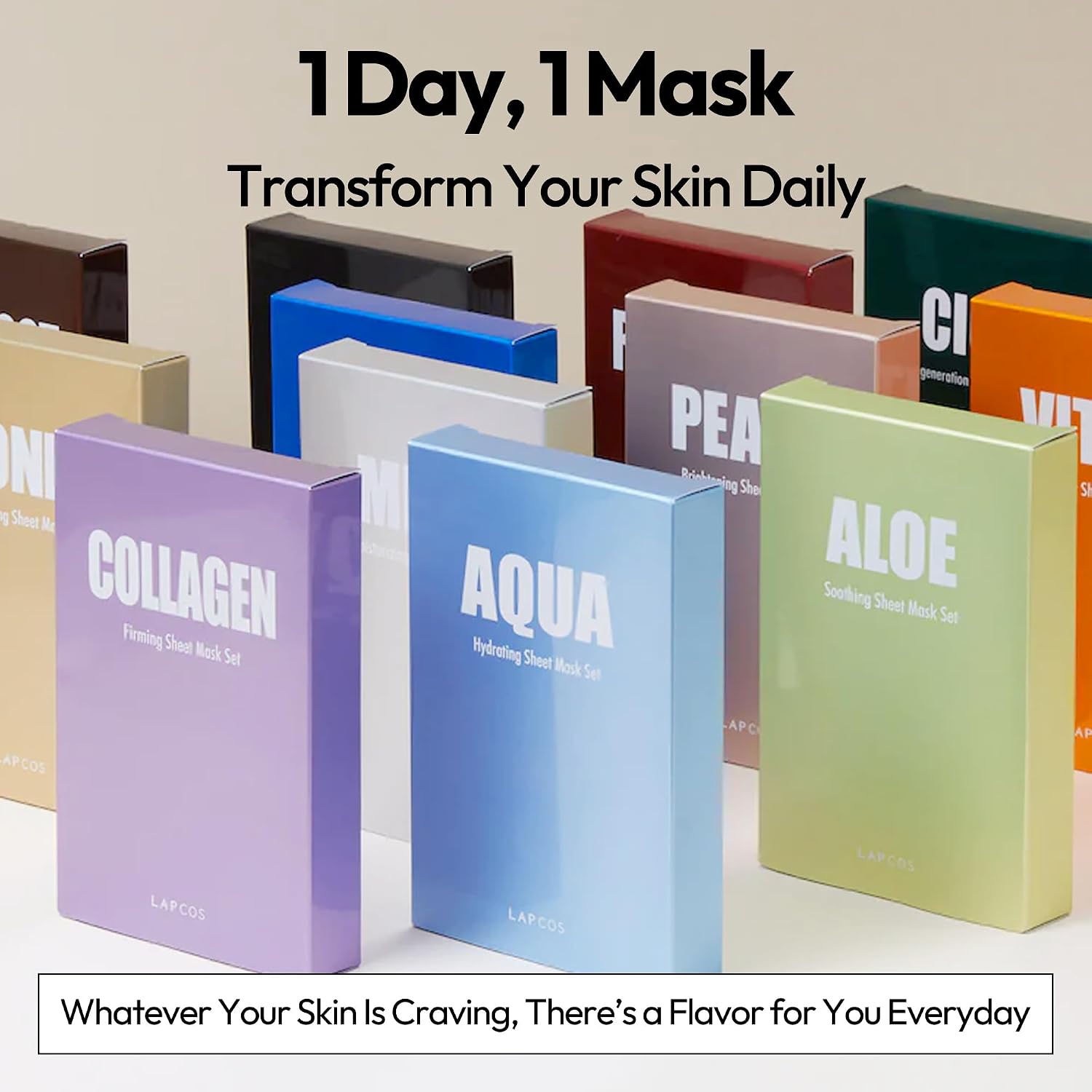 LAPCOS K Beauty Charcoal Sheet - Pore Refining Face Mask (Pack of 5) - Image 5