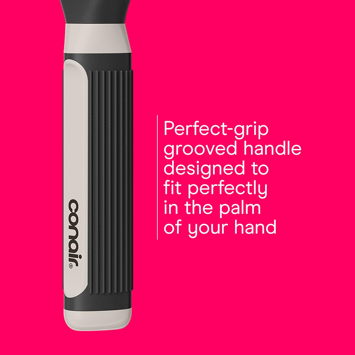 Conair Hair Brush Set, Grip & Lift Vent, Full-Size & Mid-Size, Black - Image 6