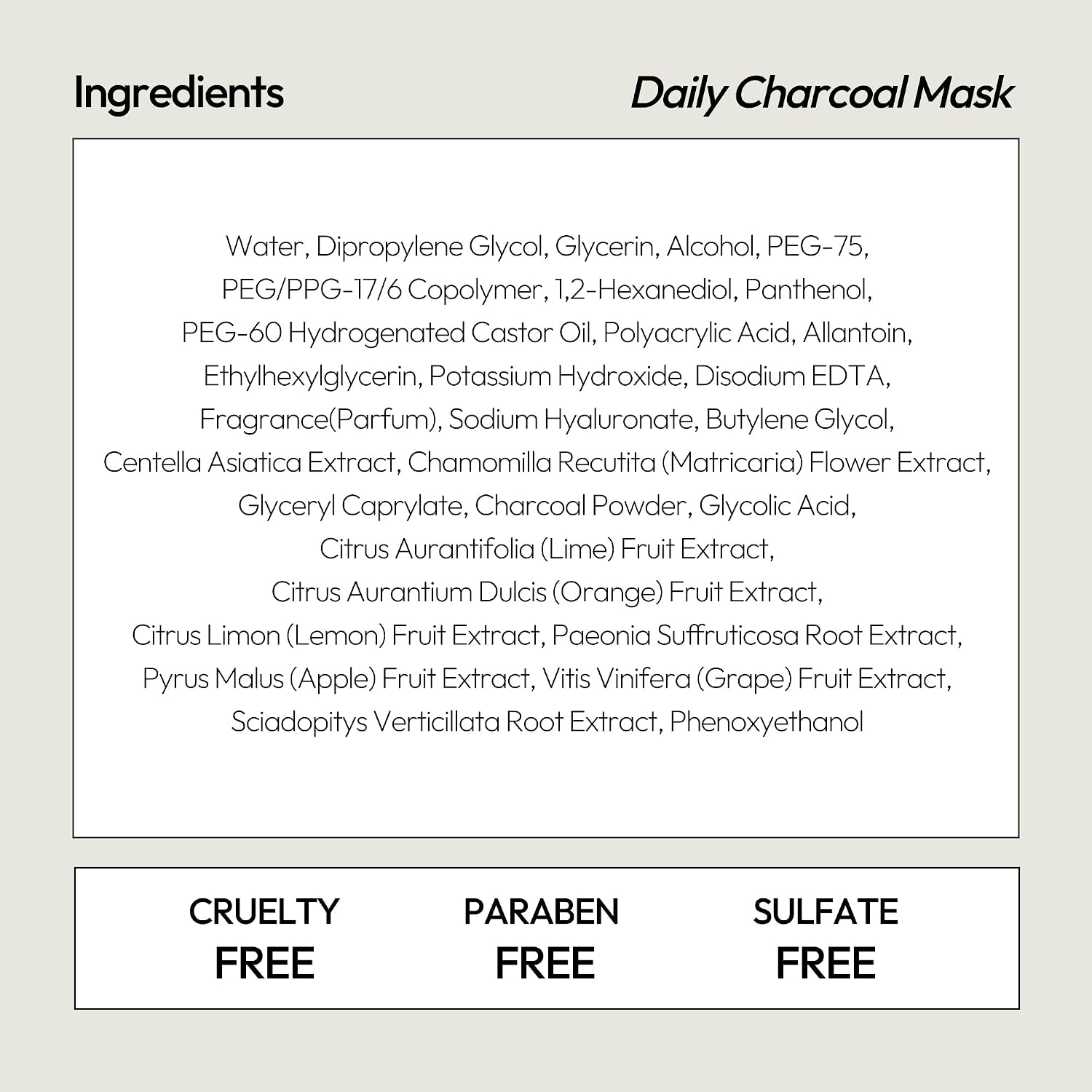 LAPCOS K Beauty Charcoal Sheet - Pore Refining Face Mask (Pack of 5) - Image 7