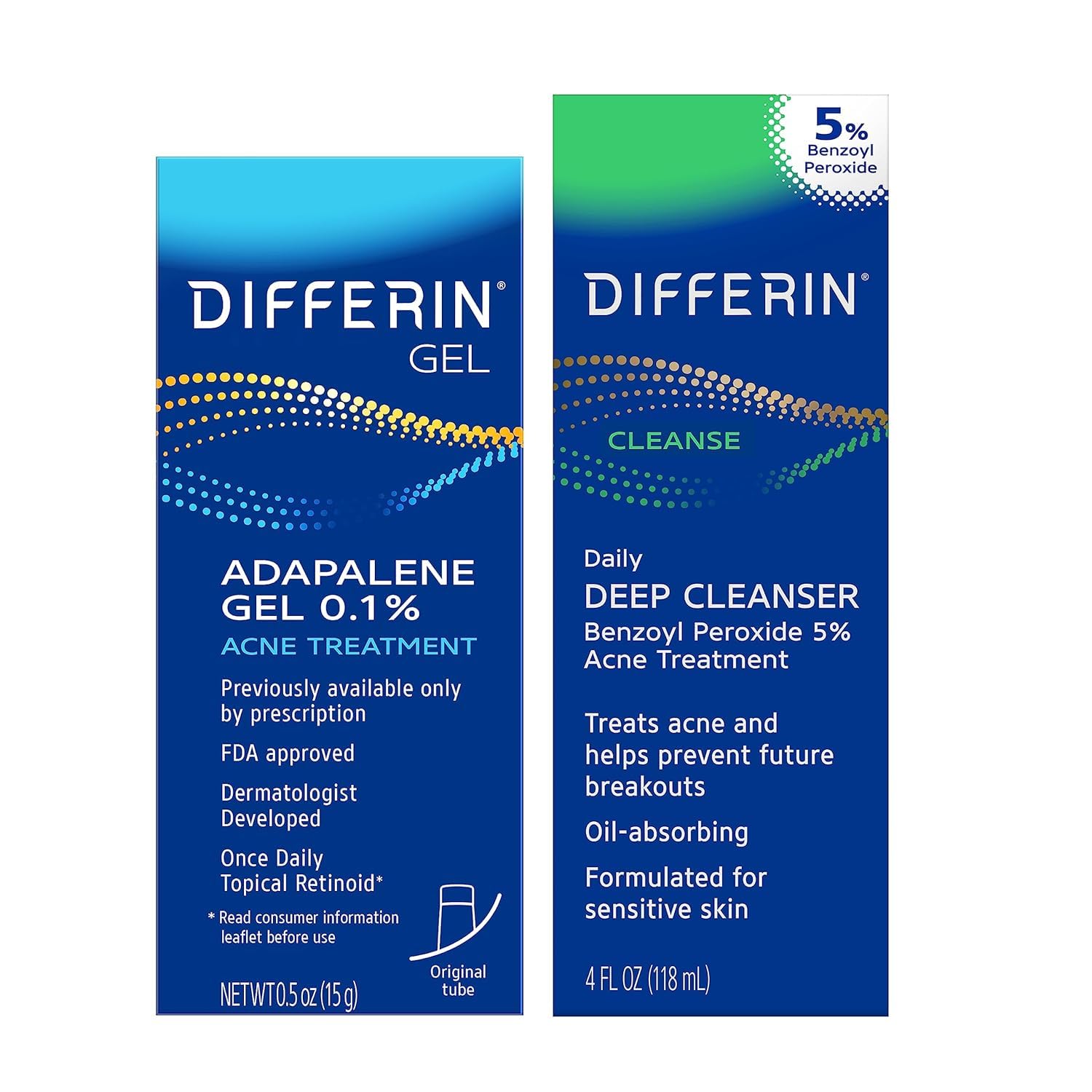 Differin Acne Kit, Adapalene Gel 0....