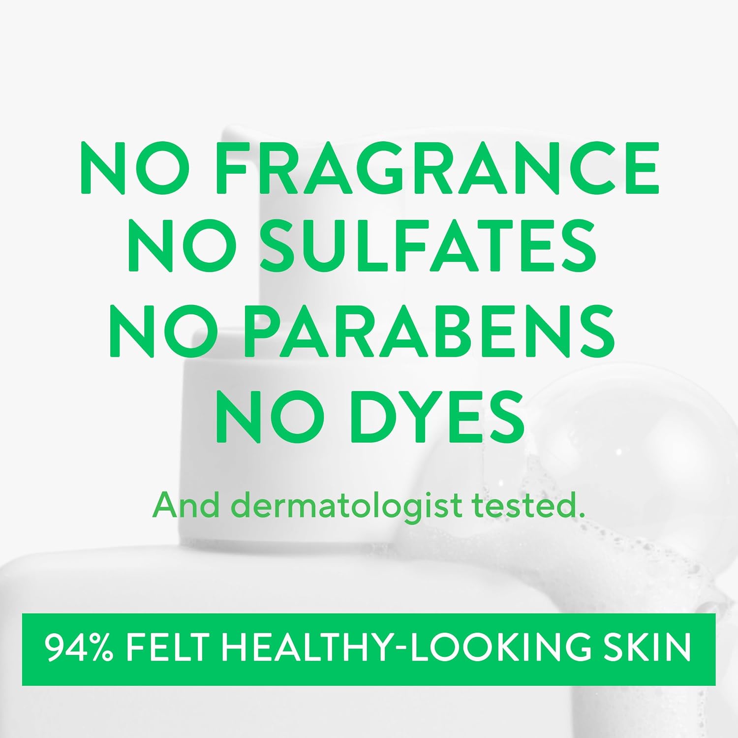Native Gentle Facial Cleanser for Sensitive Skin, Fragrance Free, Sulfate Free, with Vitamin B3 and Aloe, Dermatologist Tested, 12.5 FL Oz - Image 4