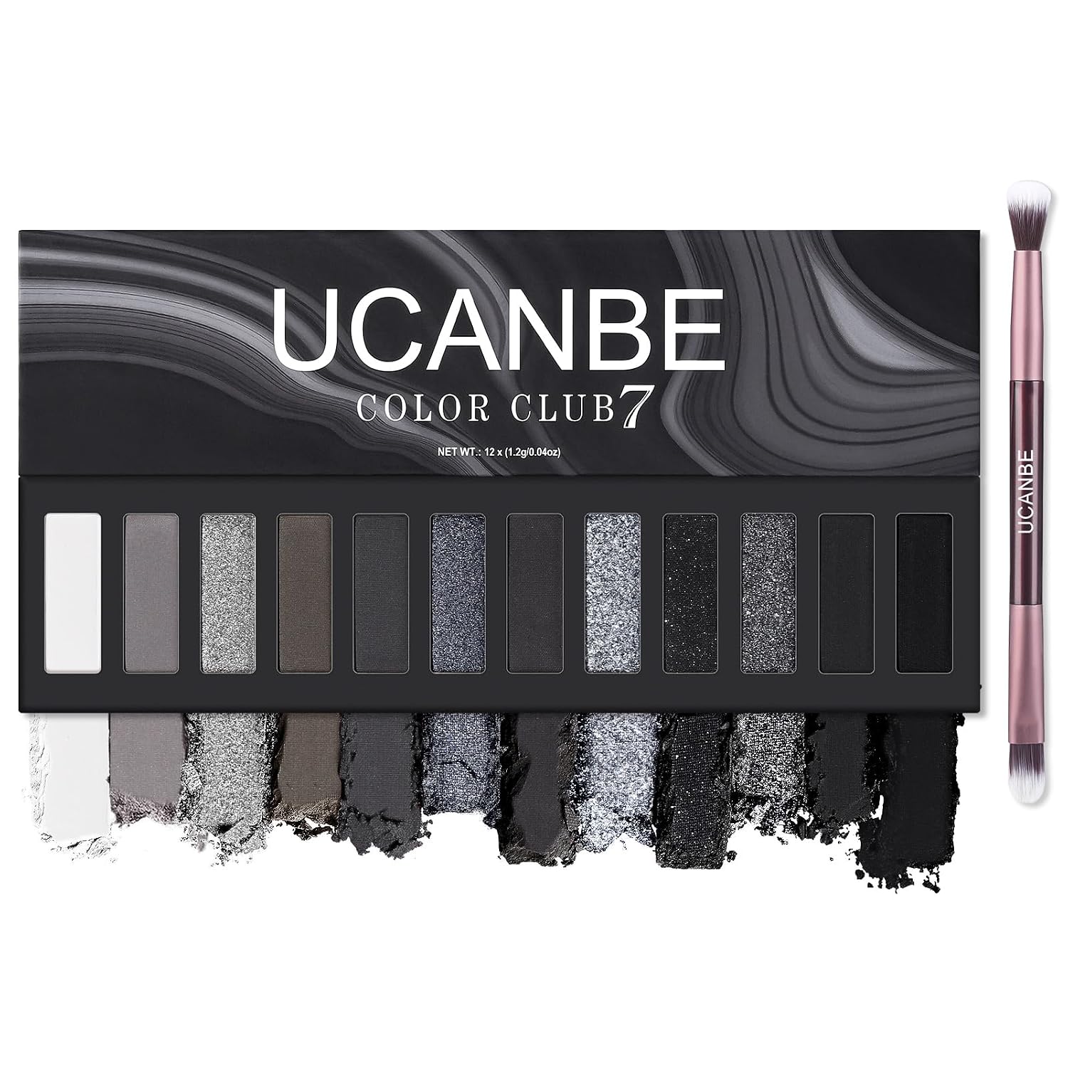 UCANBE Smokey Eyeshadow Palette, Da...