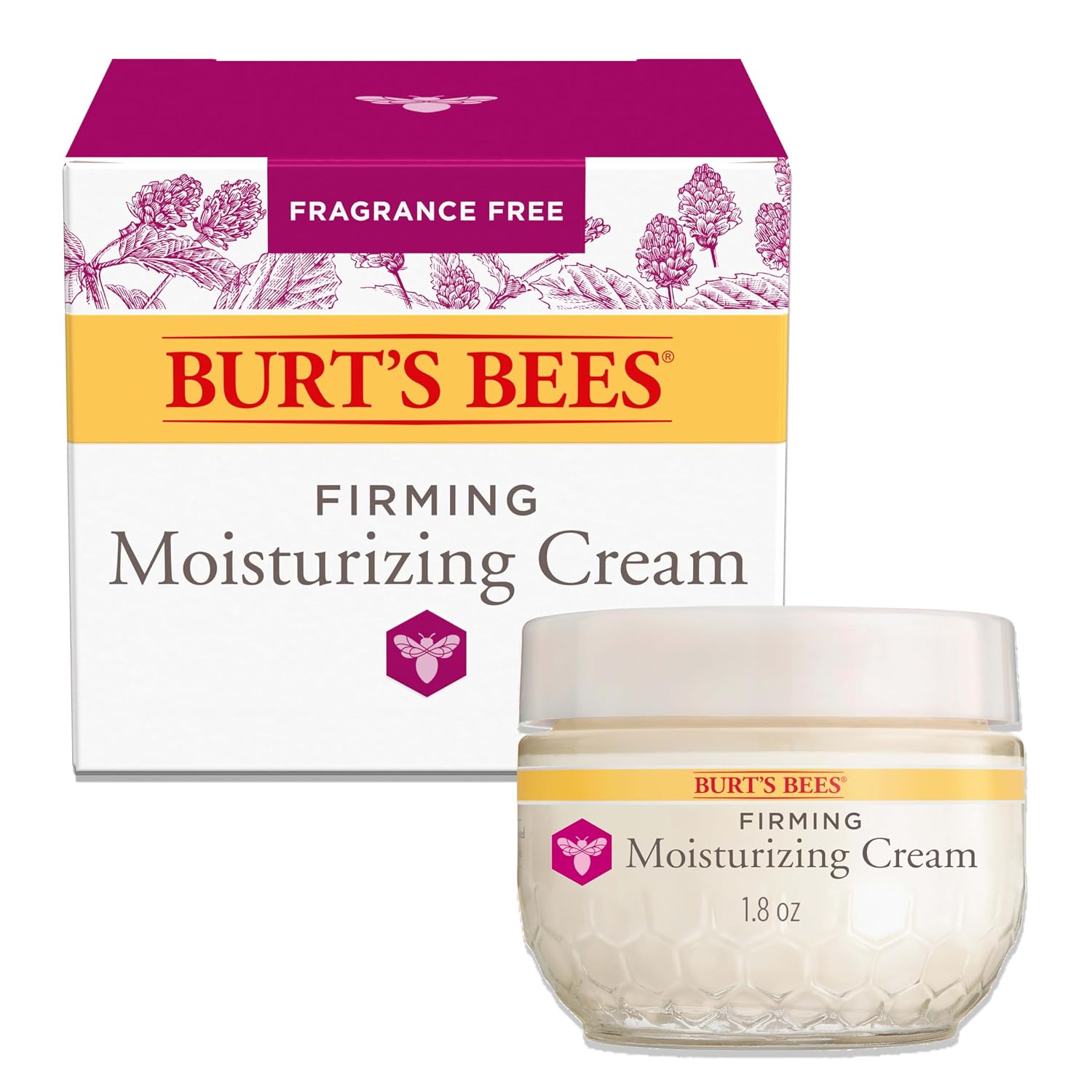 Burt's Bees Face Moisturizer, Firming Face Cream, 1.8 oz.
