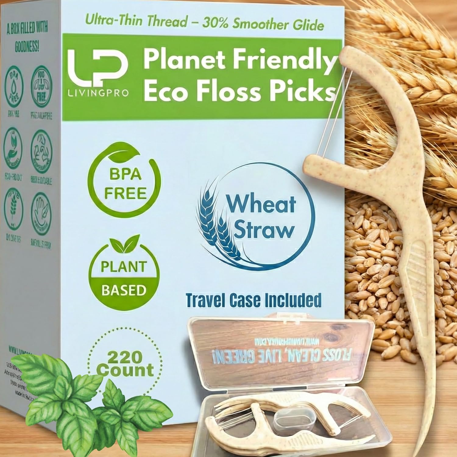 Twin Line Dental Floss Picks (220 C...