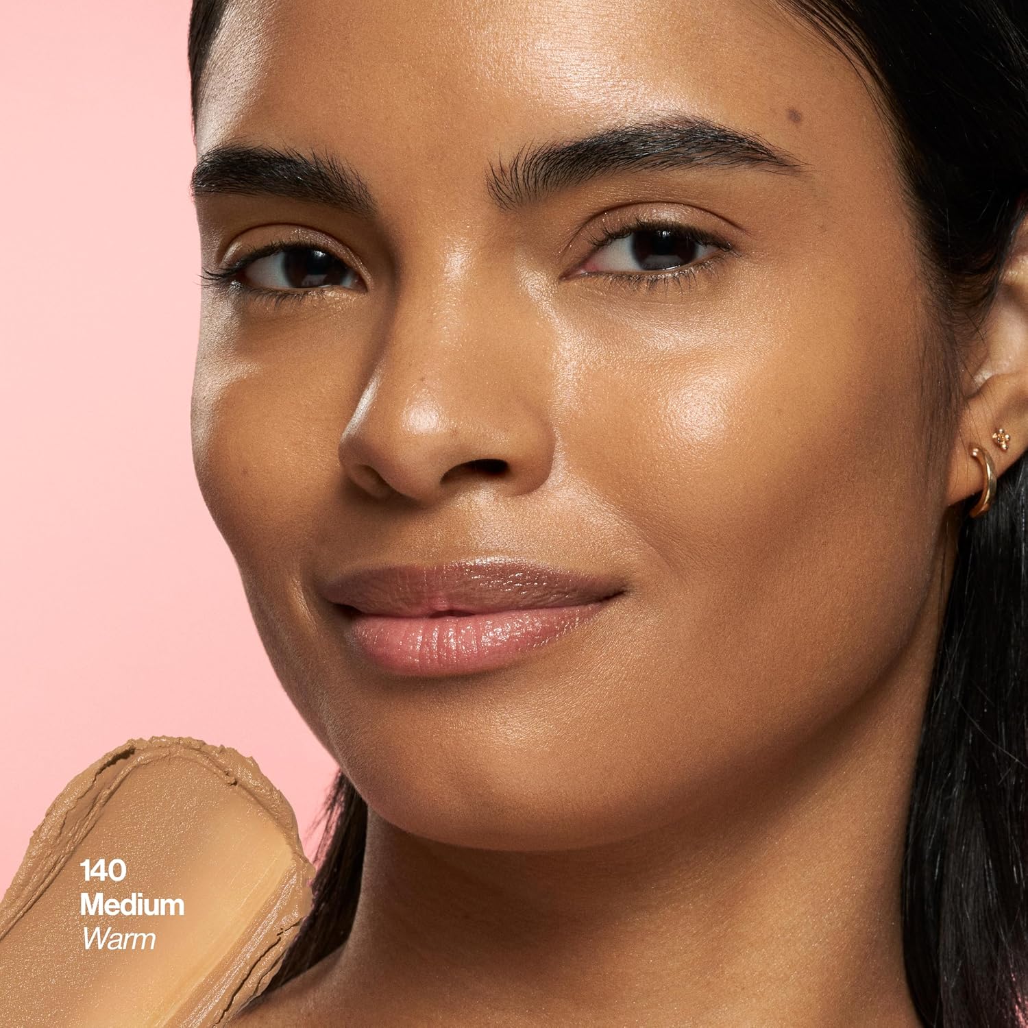 Revlon Glimmer Tinted Moisturizer Stick, 140 Medium, 0.31 oz - Image 3