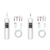 Electric Nail Drill Nail File with LED Display and Nail Light, 2 PCS