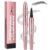 2026 New Microblading Eyebrow Pen, 4-Tip 3D Waterproof Eyebrow Pencil, Premium Eye Brow Pen Natural Magic Eyebrow Makeup Fine Stroke Contouring Pencil Long-Lasting Stay on All Day (Grey)