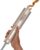 TYMO CurlPro Plus Automatic Rotating Curling Iron – Upgraded Long Barrel Curling Wand for Beach Waves & Long Hair, Ceramic Hair Curler for Women, Anti-Scald, 600M Ionic, Dual Voltage, Gold, 1 Inch